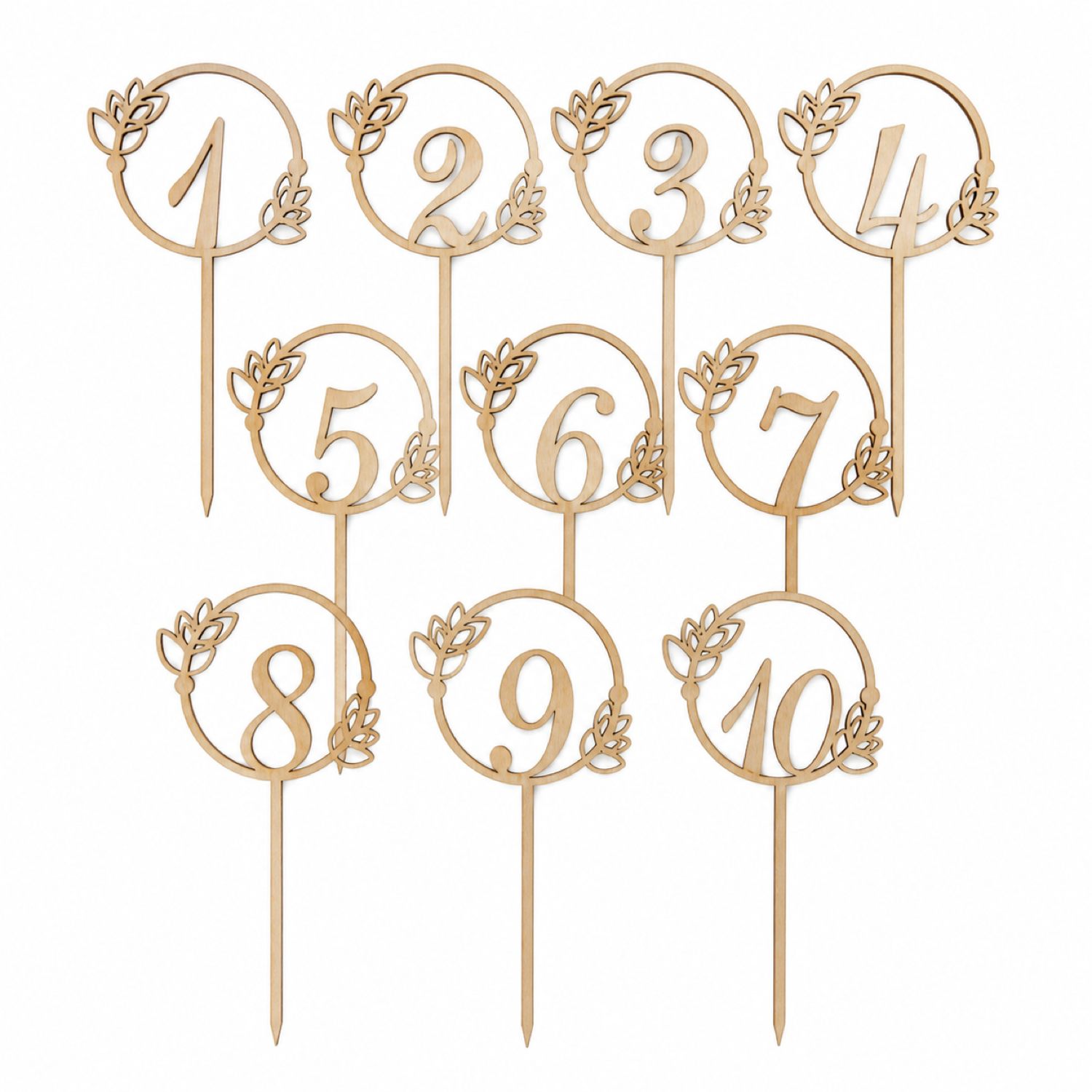 Birthday Cake Numbers Svg Wreath Frame