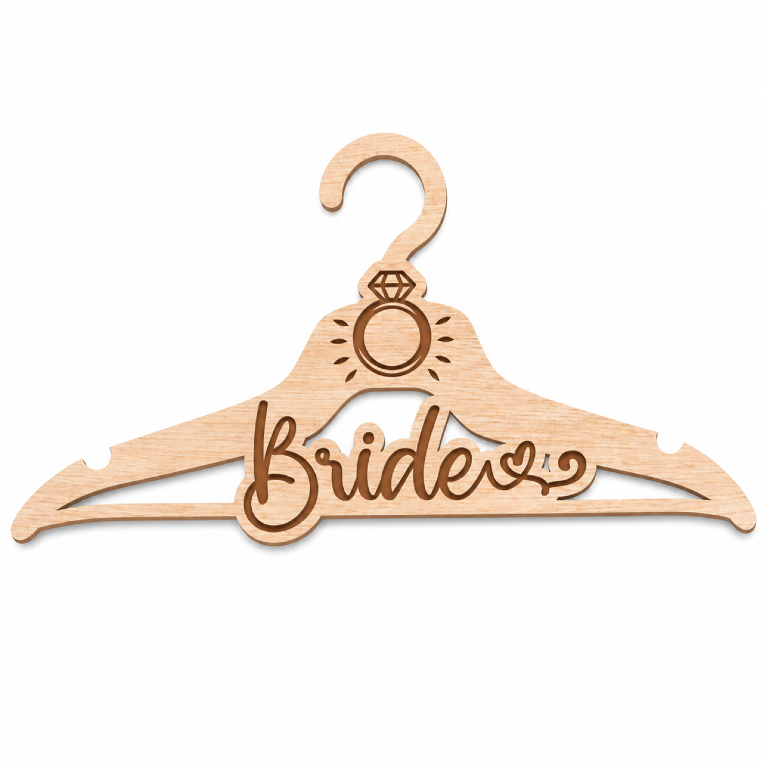 Wedding Hanger Laser Cut Design