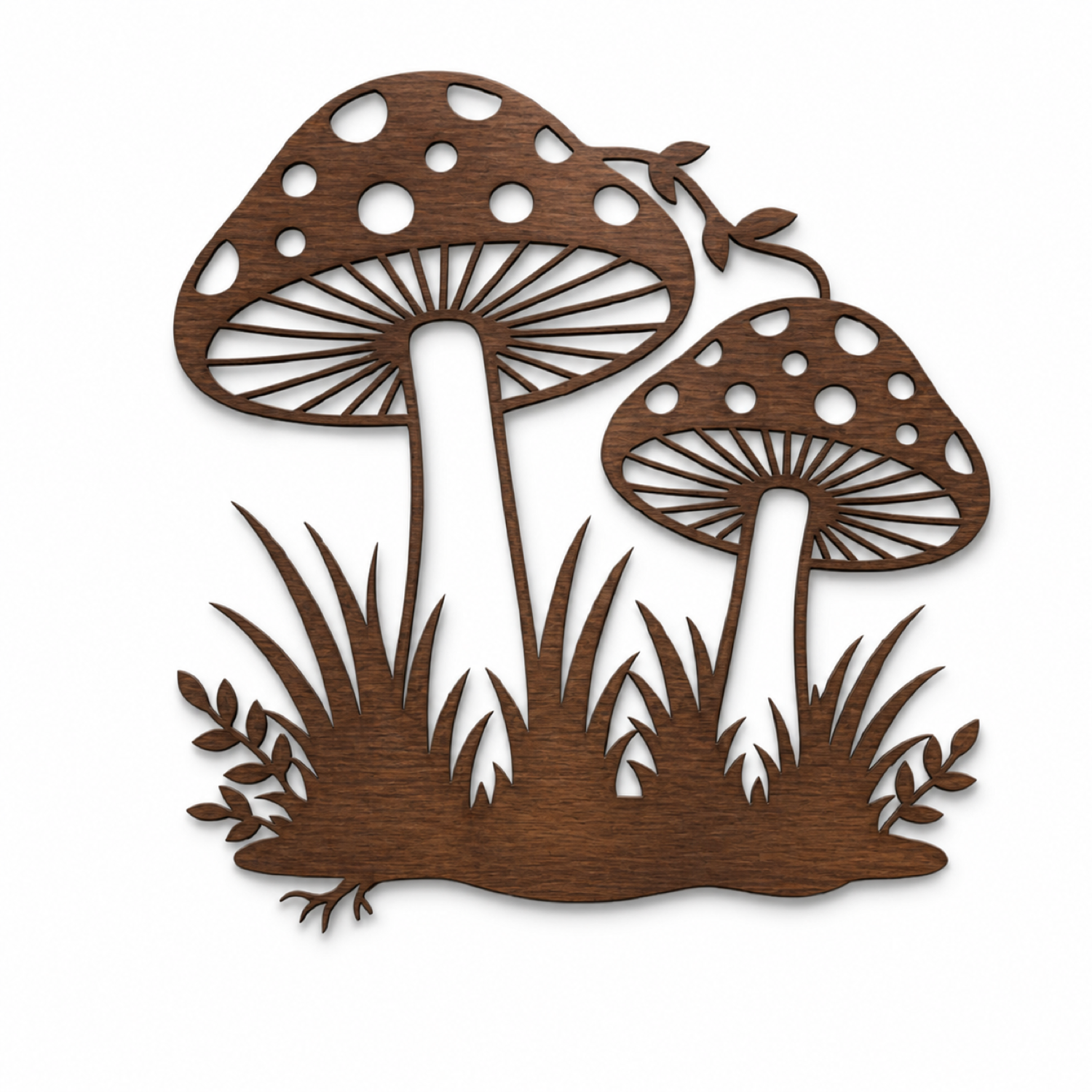 Mushroom Forest Wall Art Laser Cut Svg