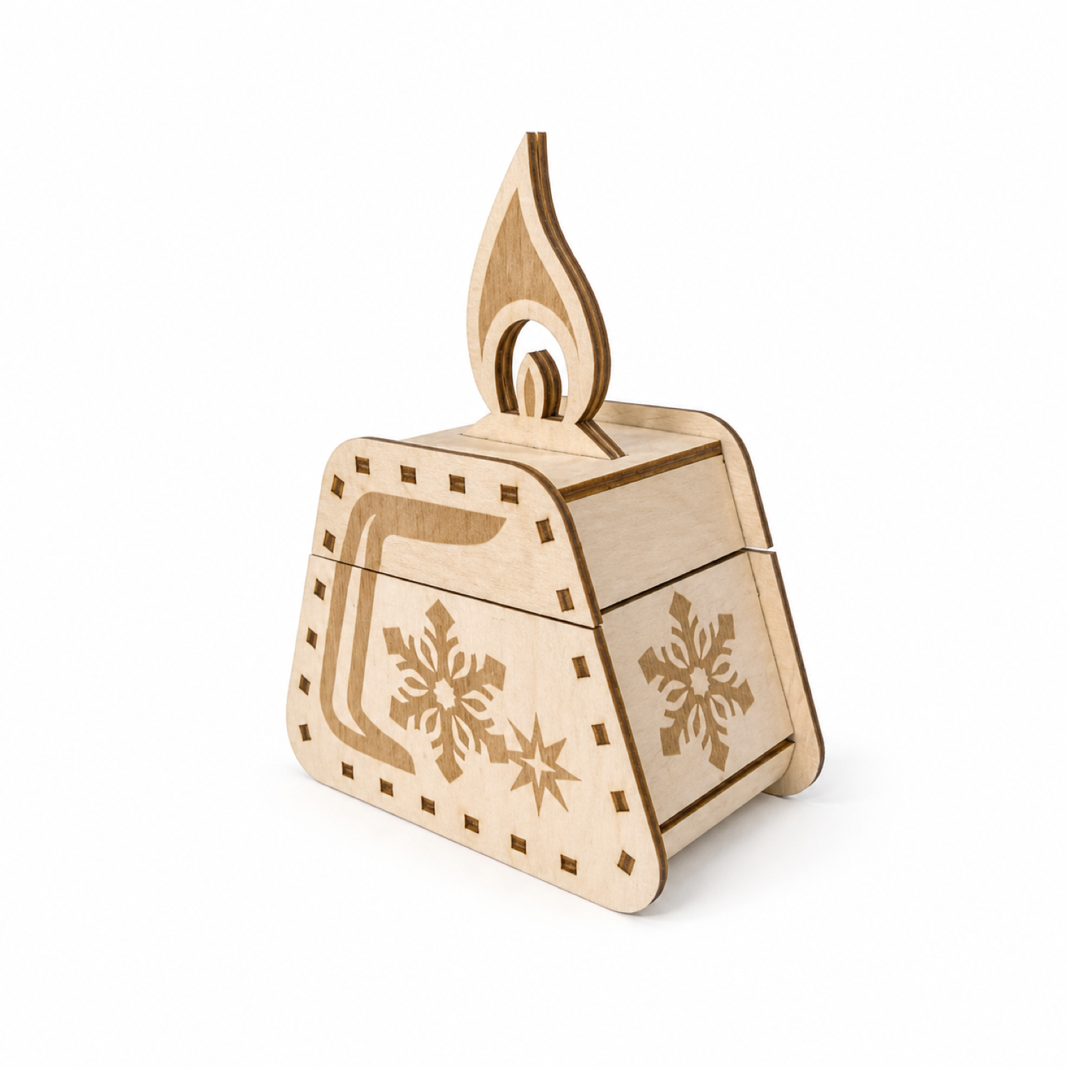Gift Christmas Box Candle