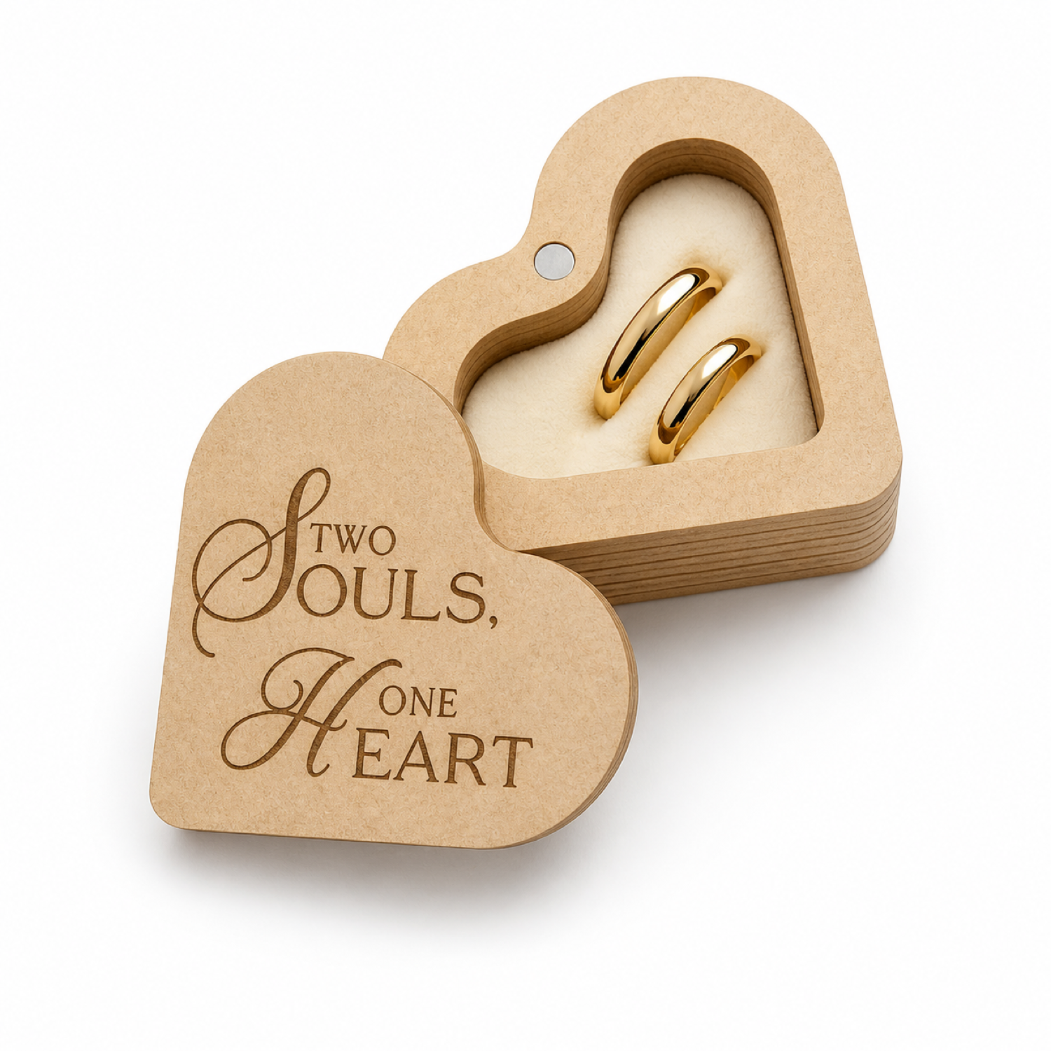 Wedding Ring Box Laser Cut | Jewelry Box