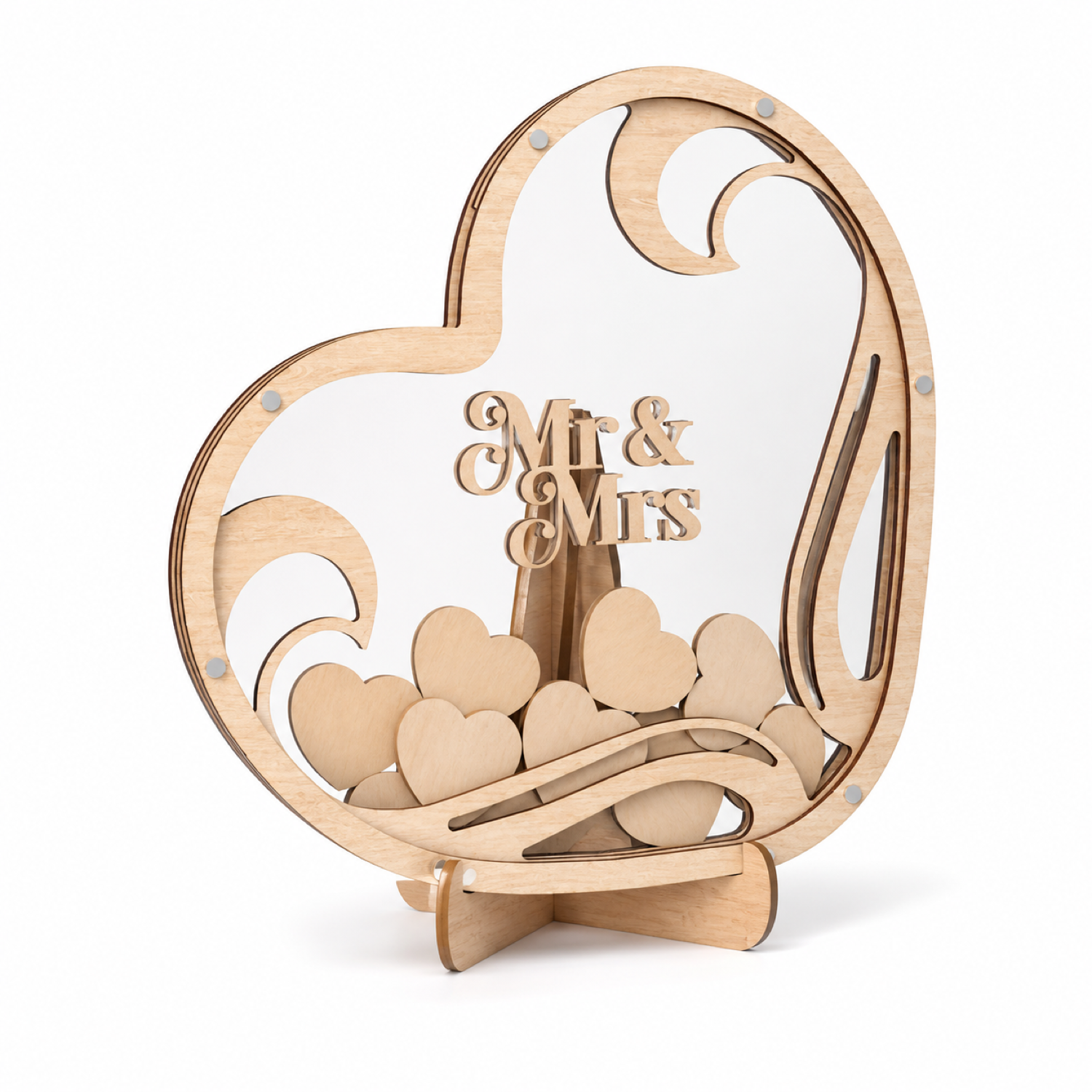 Wedding Drop Box Guestbook Template |CNC
