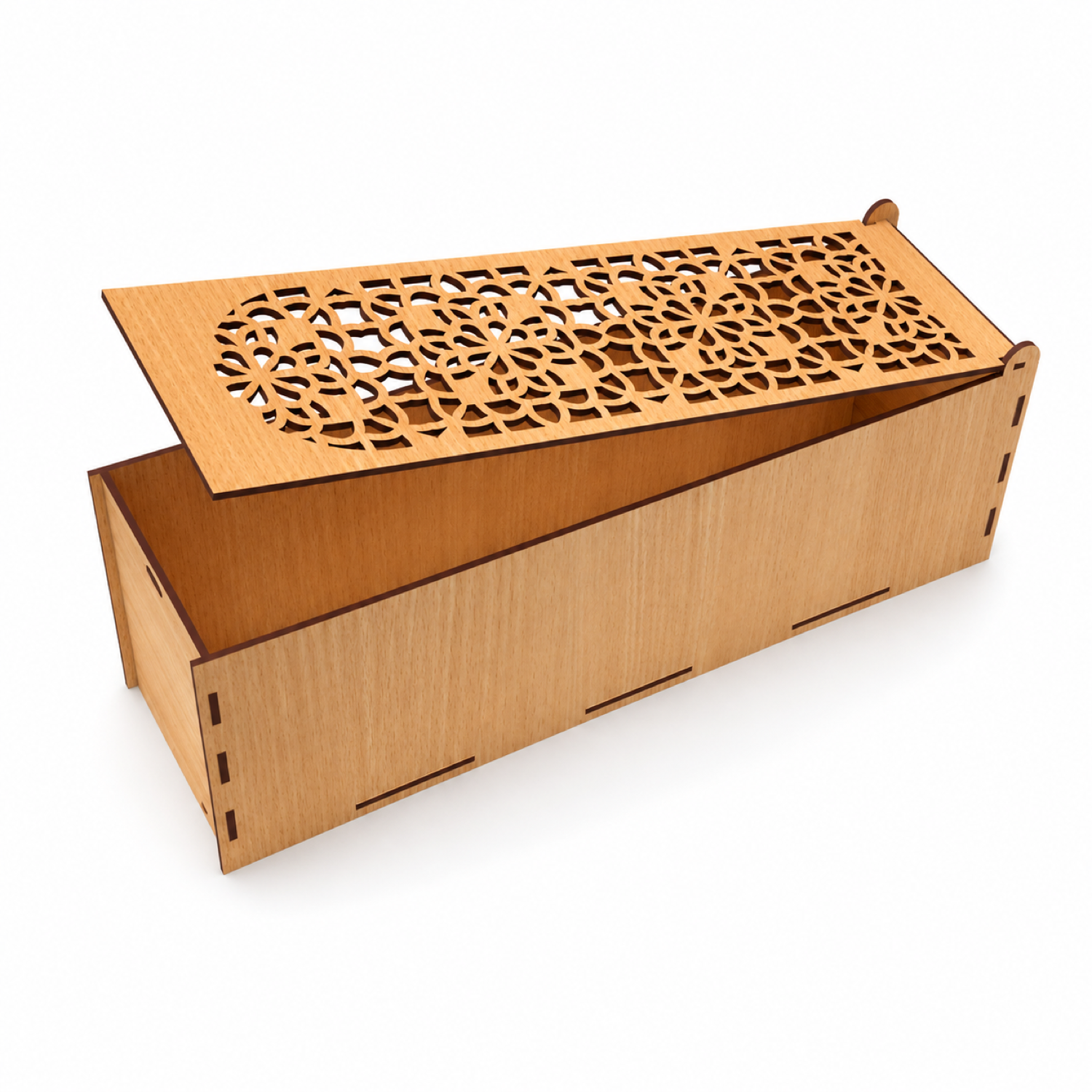 Wedding Wooden Gift Box Laser Cutting 01