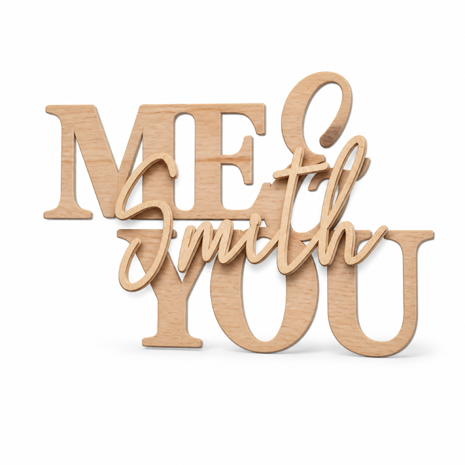 Wooden Wedding Decors Bundle Laser Cut