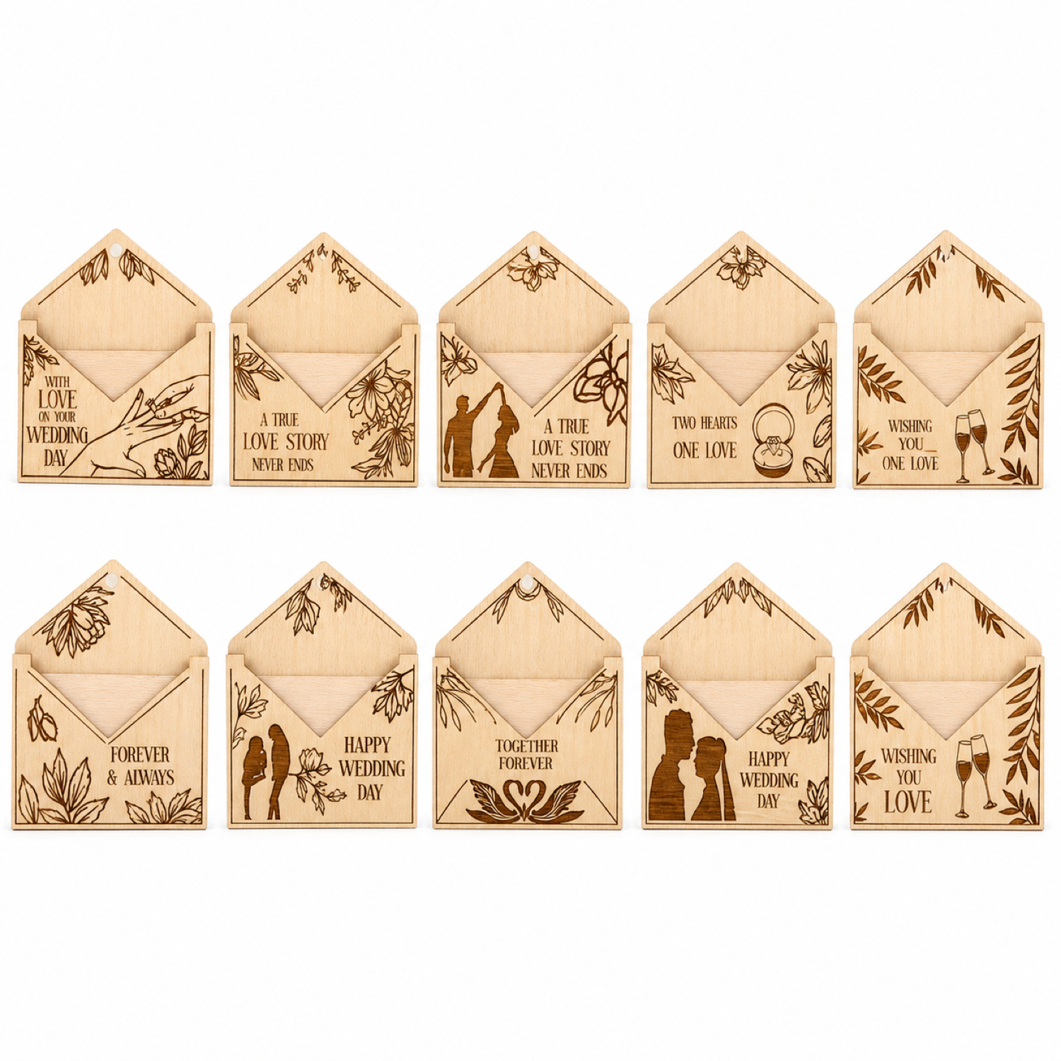 Wedding Gift Card Holders Laser Bundle