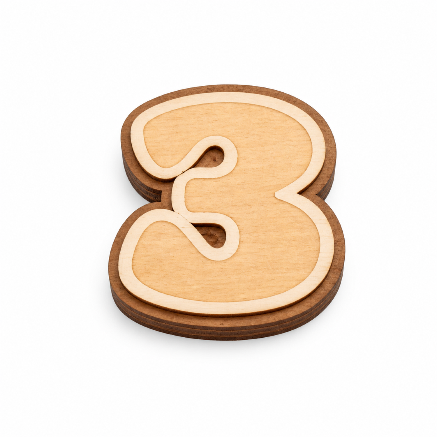 Layered Numbers SVG 0-9 Laser Cut File