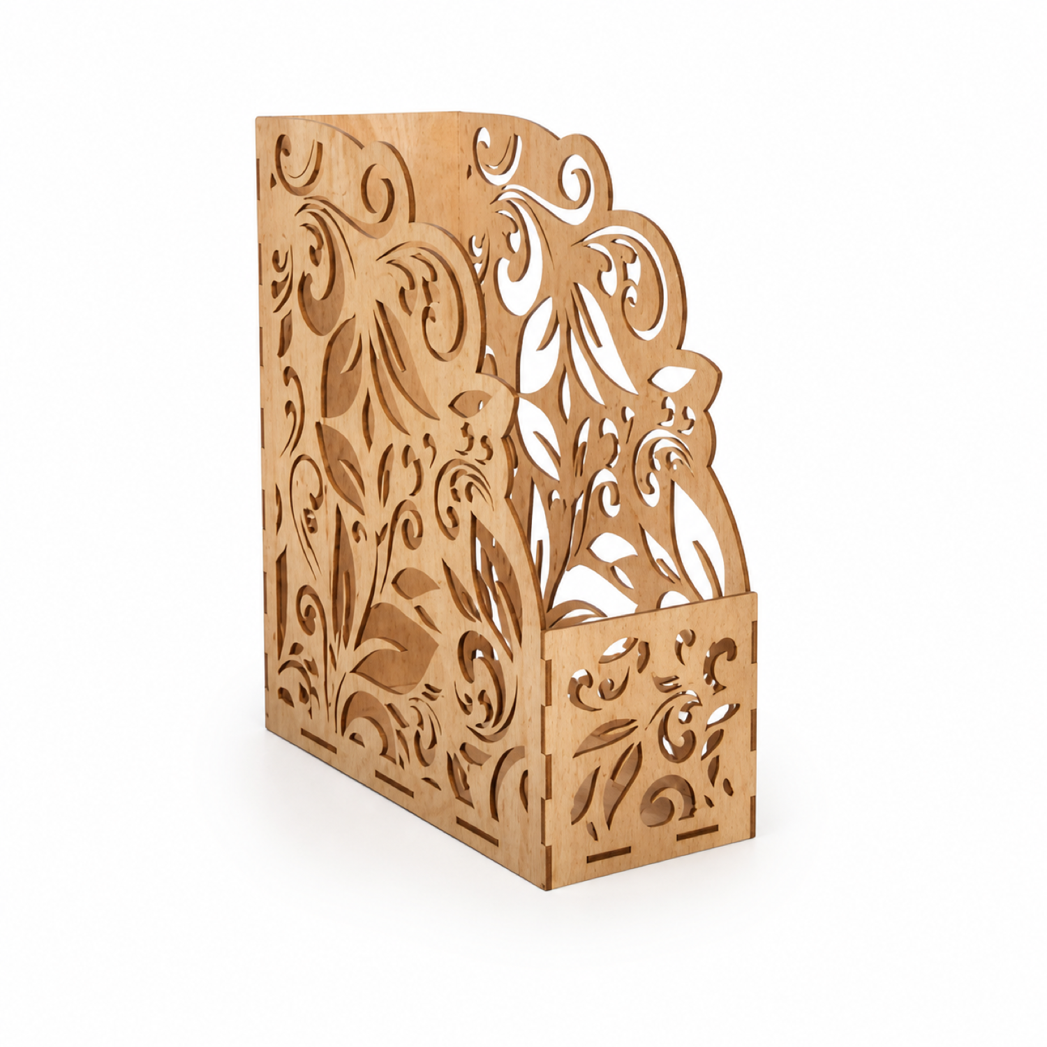 Wooden Paper Tray Laser Cut, Organizer