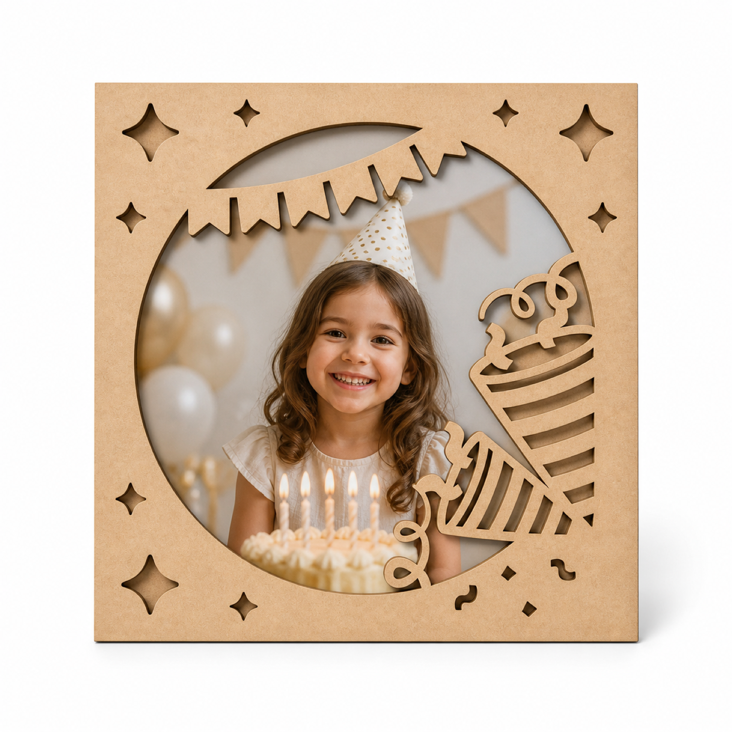 Birthday Laser Cut Photo Frame 4