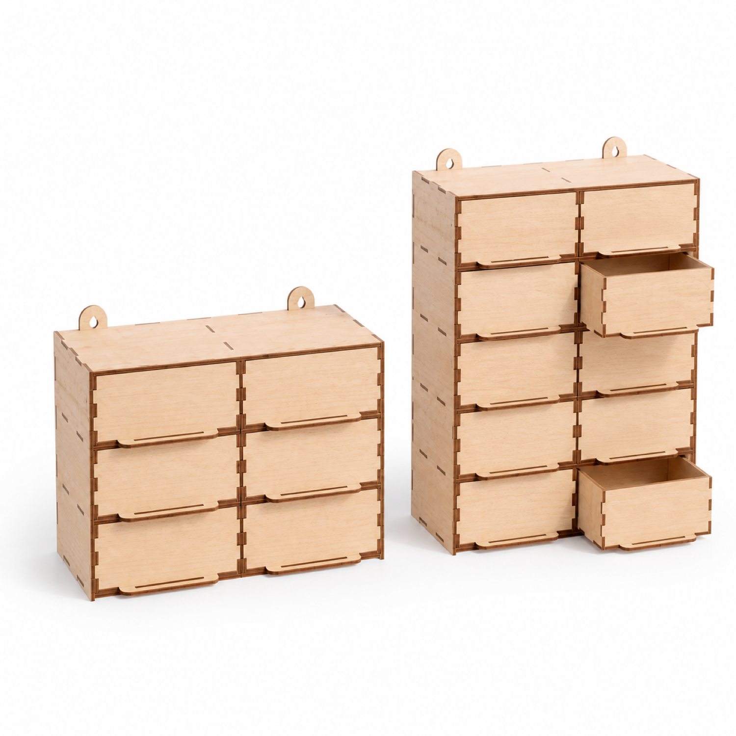 Wall Mount Drawer Organizer Laser Cut