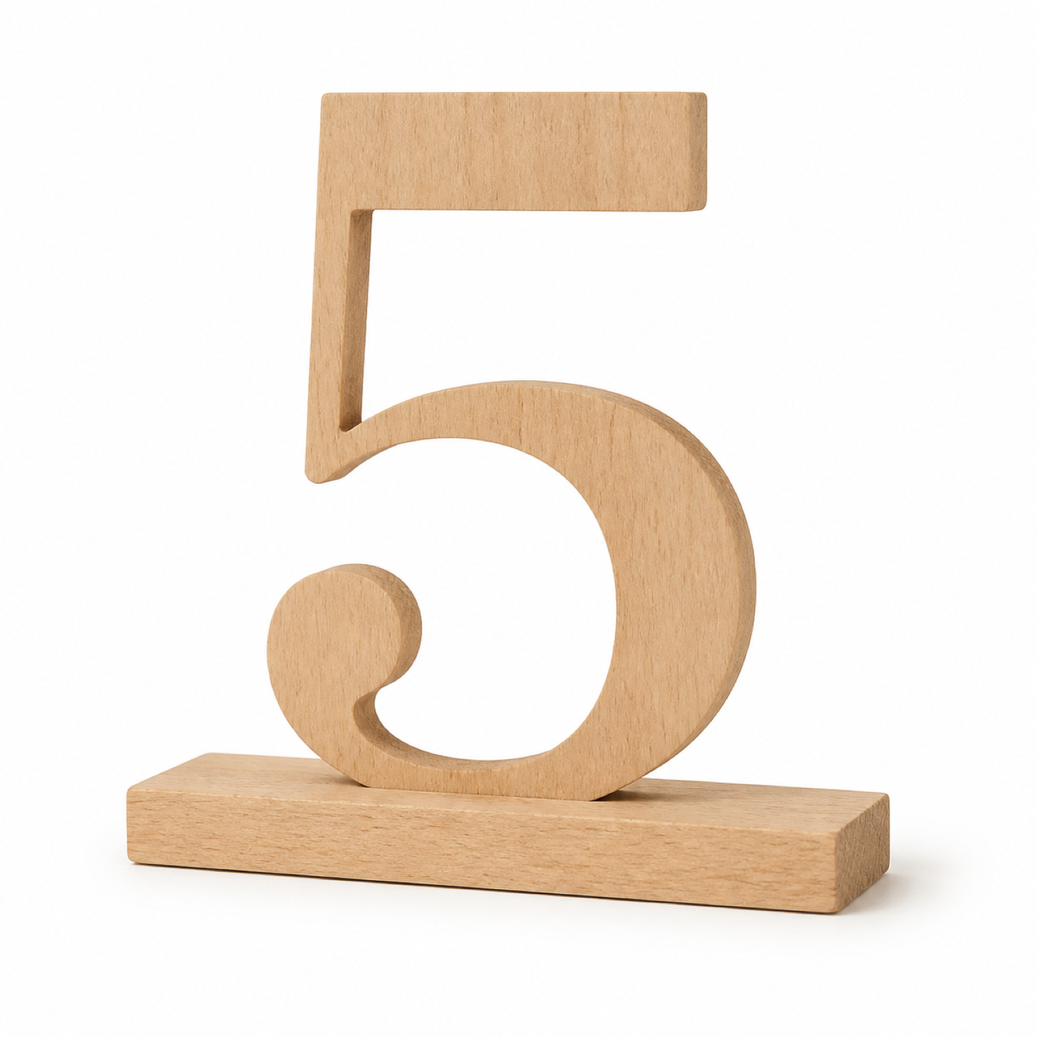 Wooden Wedding Table Numbers SVG