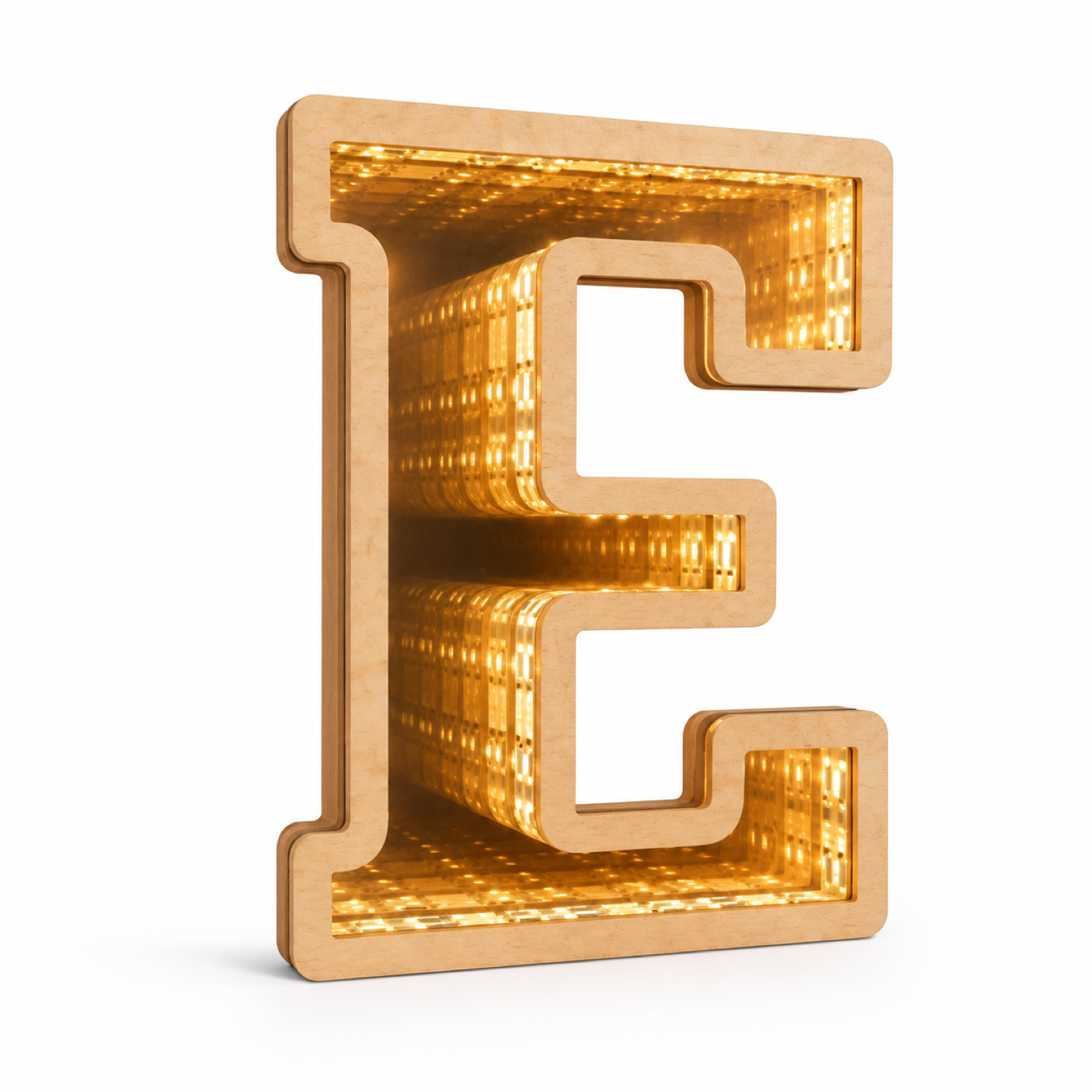 3D Infinity Mirror Letter Laser Cut |CNC