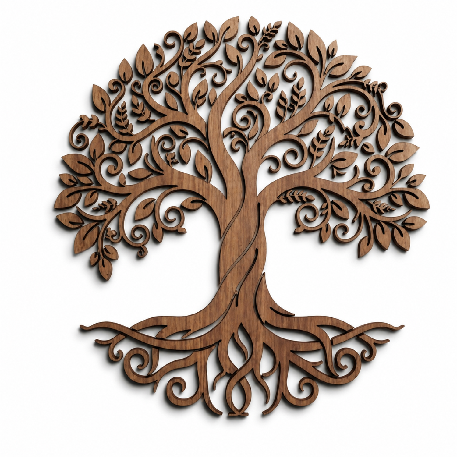 Intricate Laser Cut Tree Wall Art
