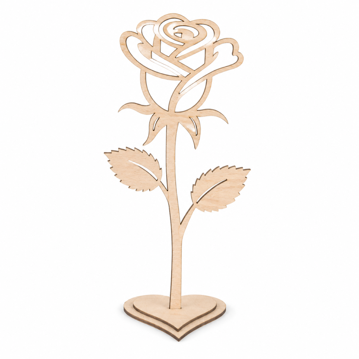 3D Rose Laser Cut File SVG Bundle