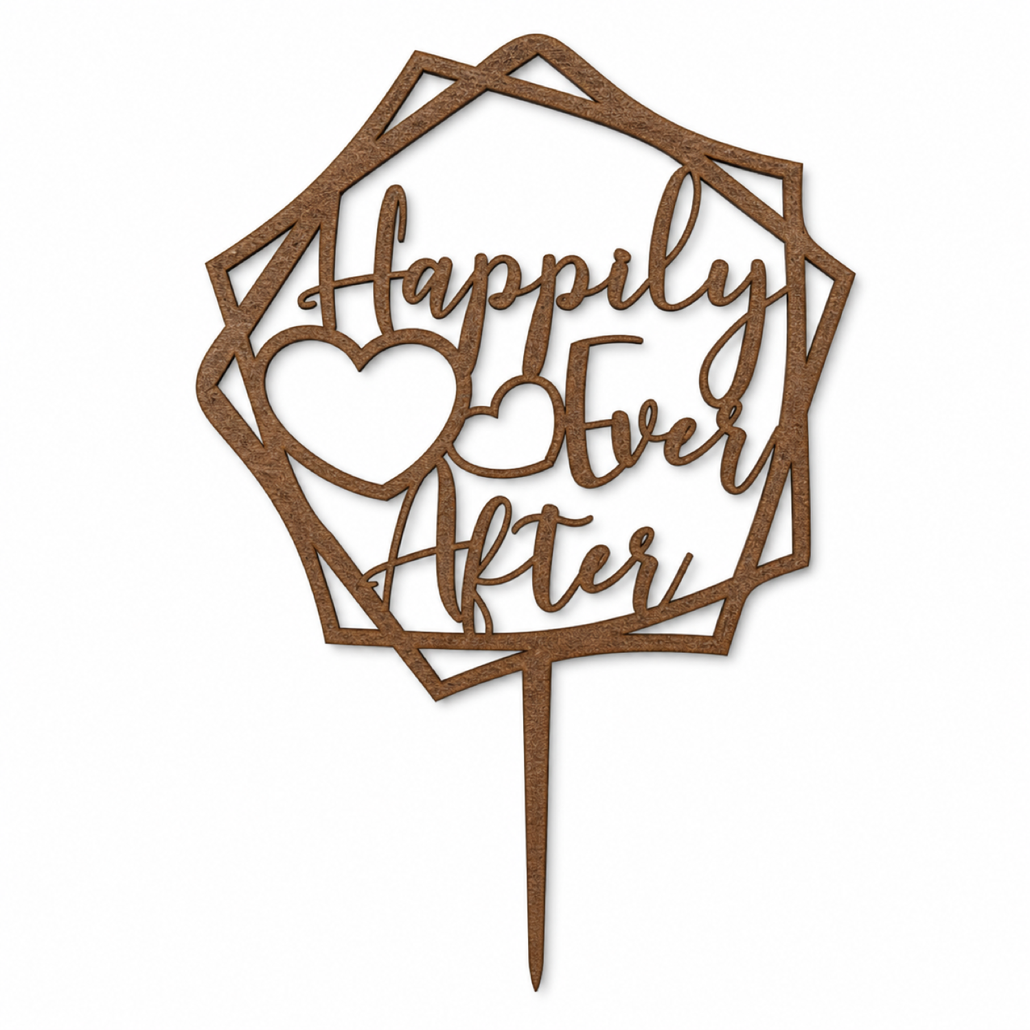 Happily Ever After Wedding Topper SVG