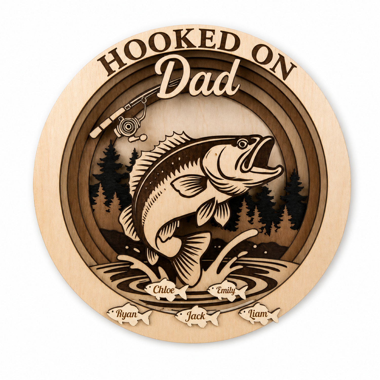 Personalized Fishing Father's Day Svg