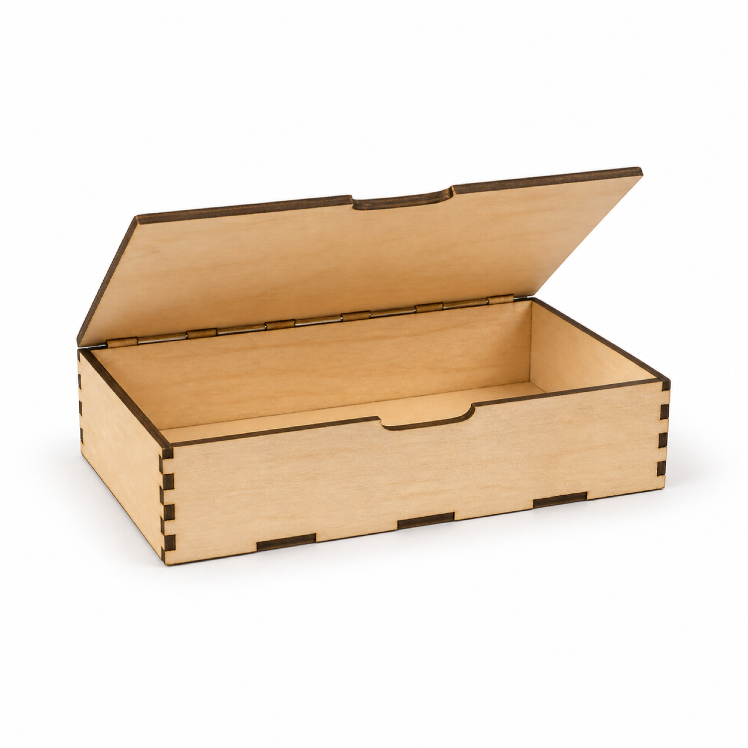 Laser Cut Box with Flip Up Lid - 16 Size