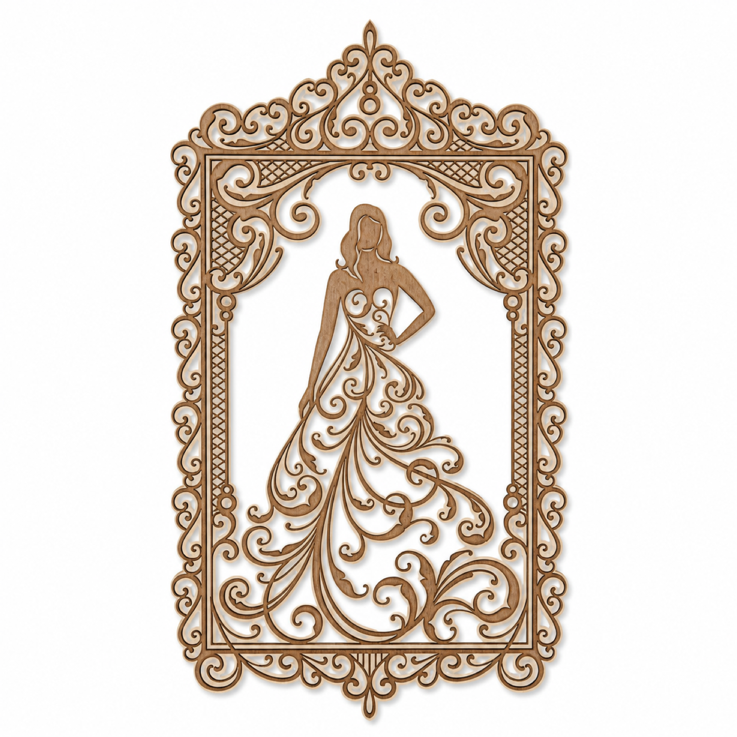 Woman in Dress SVG, Wedding Dress