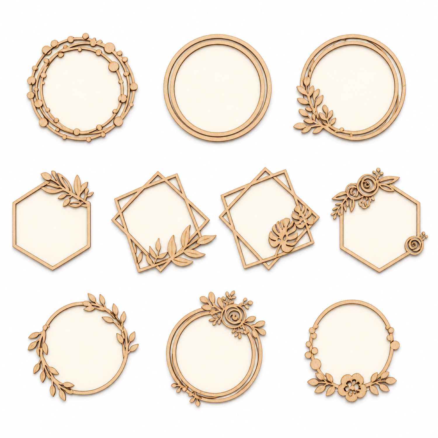 Frames Svg, Wreath Frames Bundle Svg