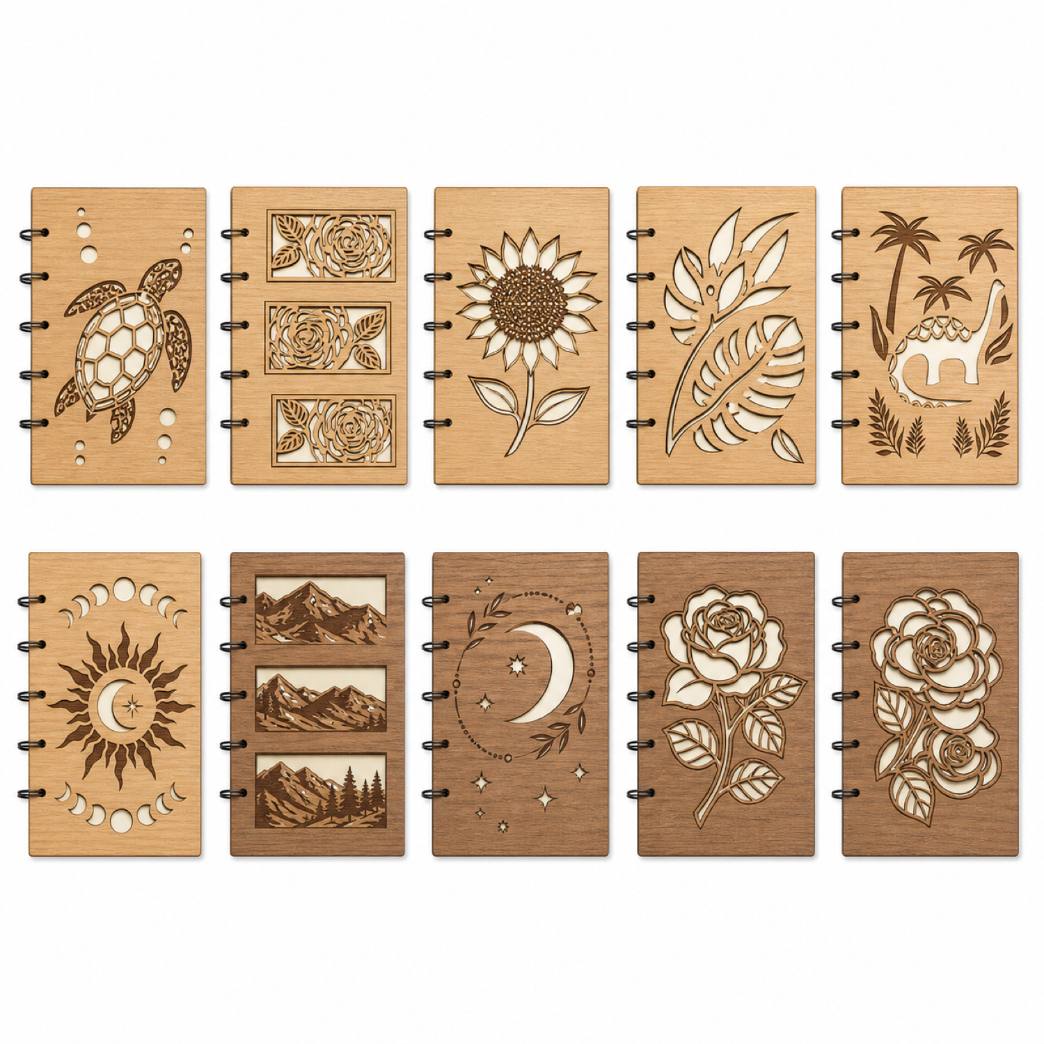 3D Notebook Cover Bundle Laser Cut