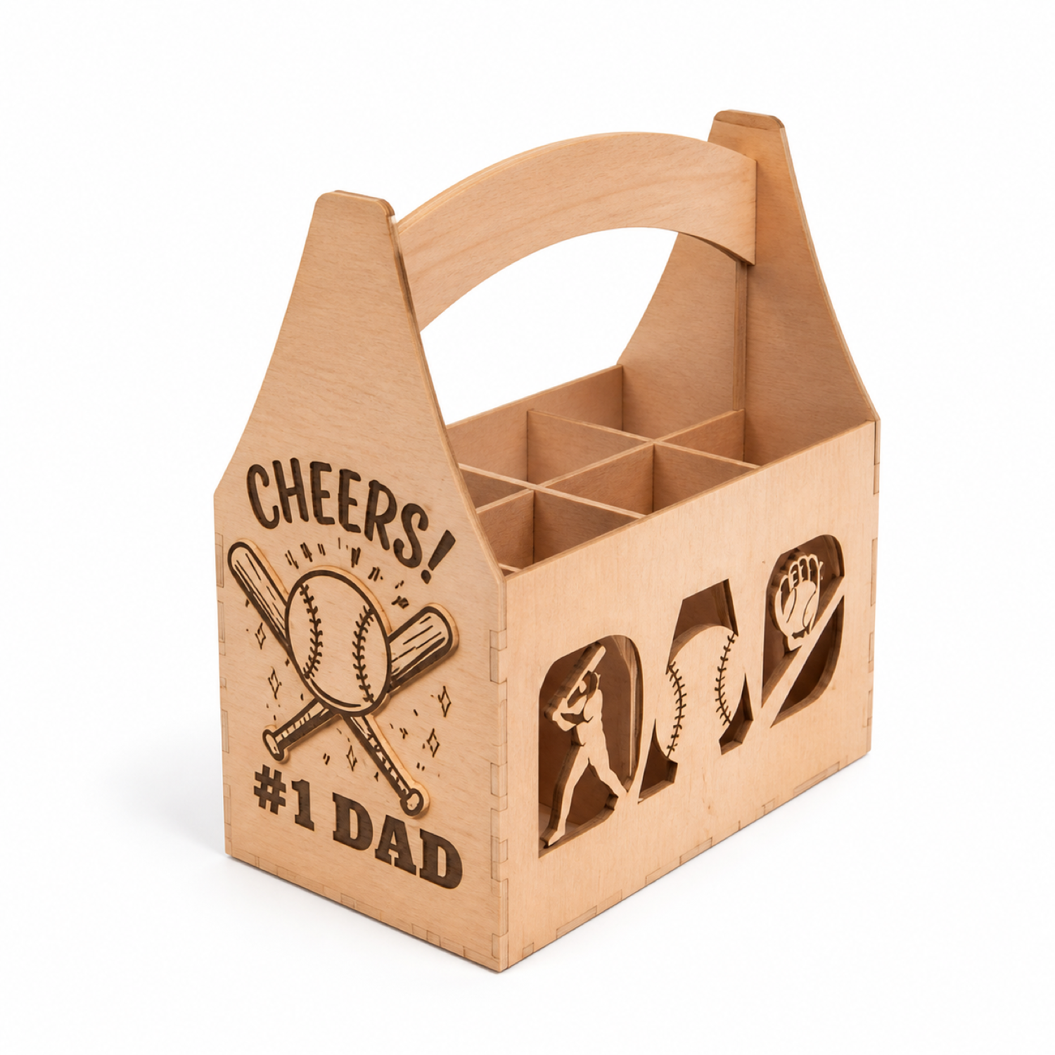 Sports Dad Beer Caddy SVG Bundle