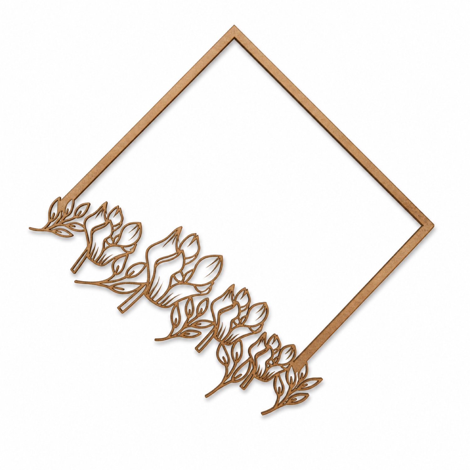 Frame Flower Lasercut