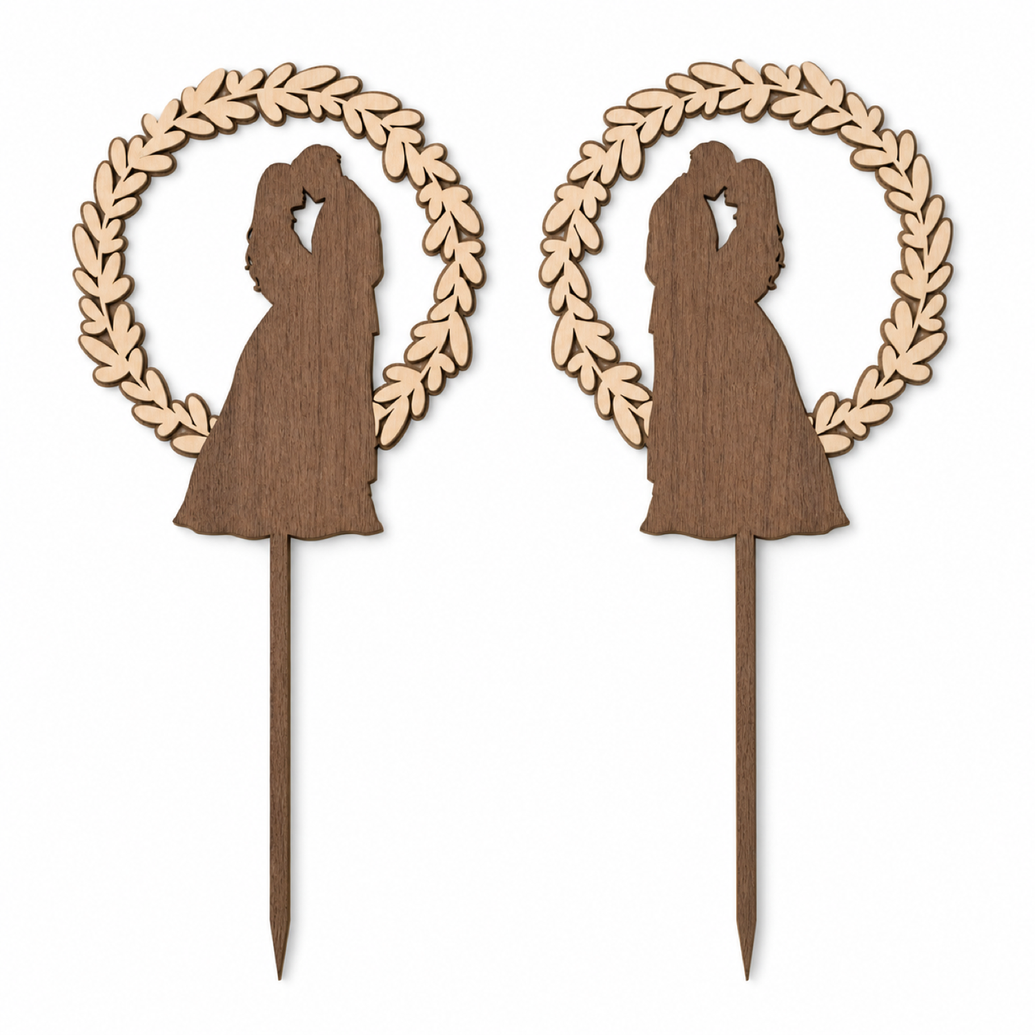 Wedding Cake Topper | Svg | Laser Cut