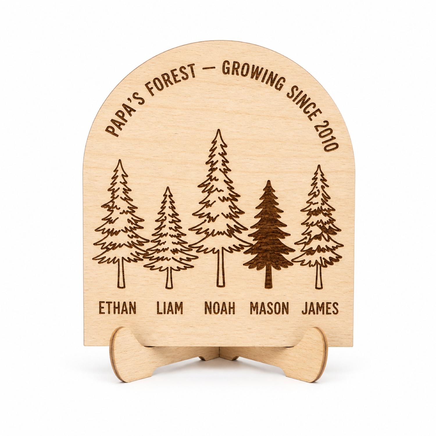 Papa's Forest Sign Laser Cut File Svg