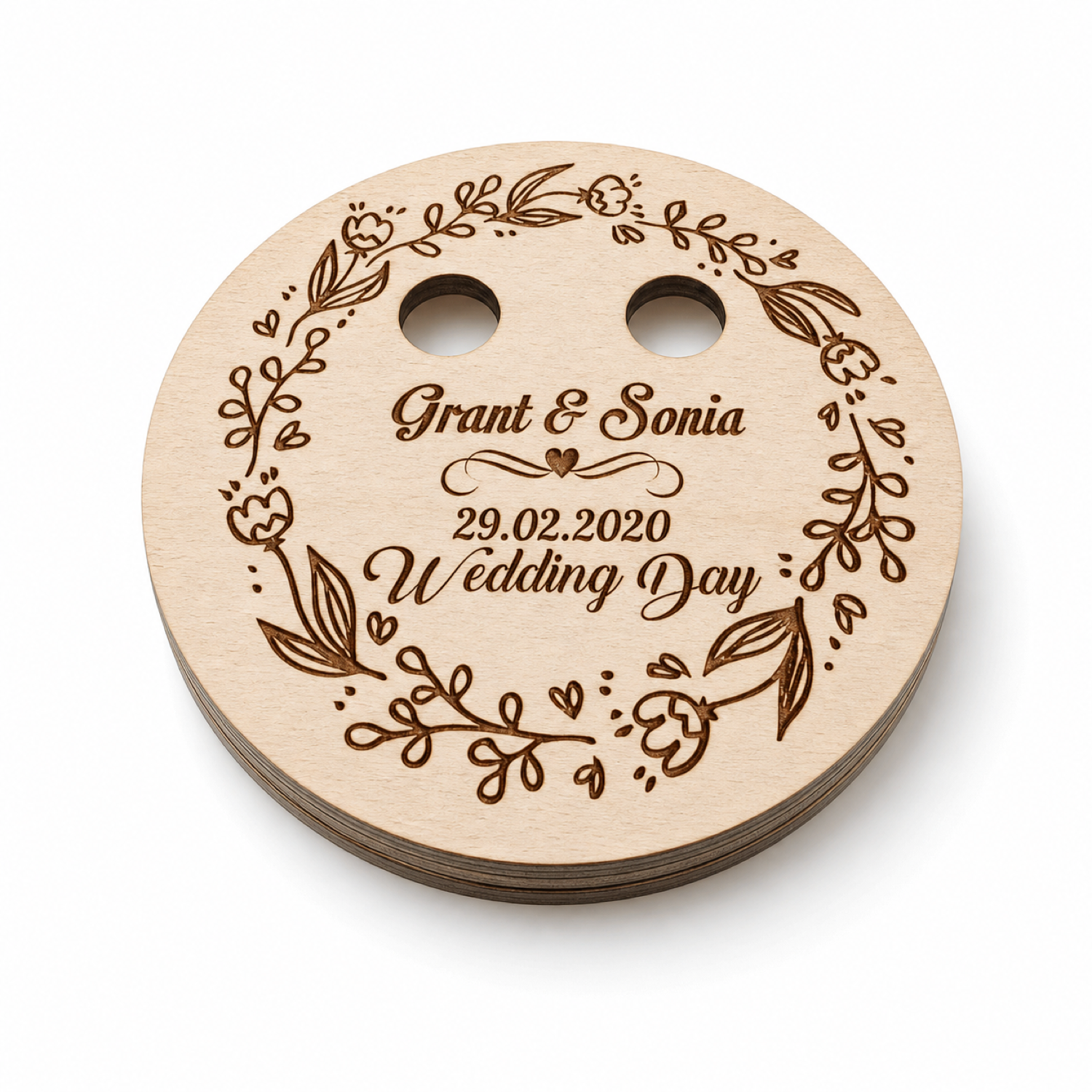 Wedding Rings Holder Glowforge Laser Svg