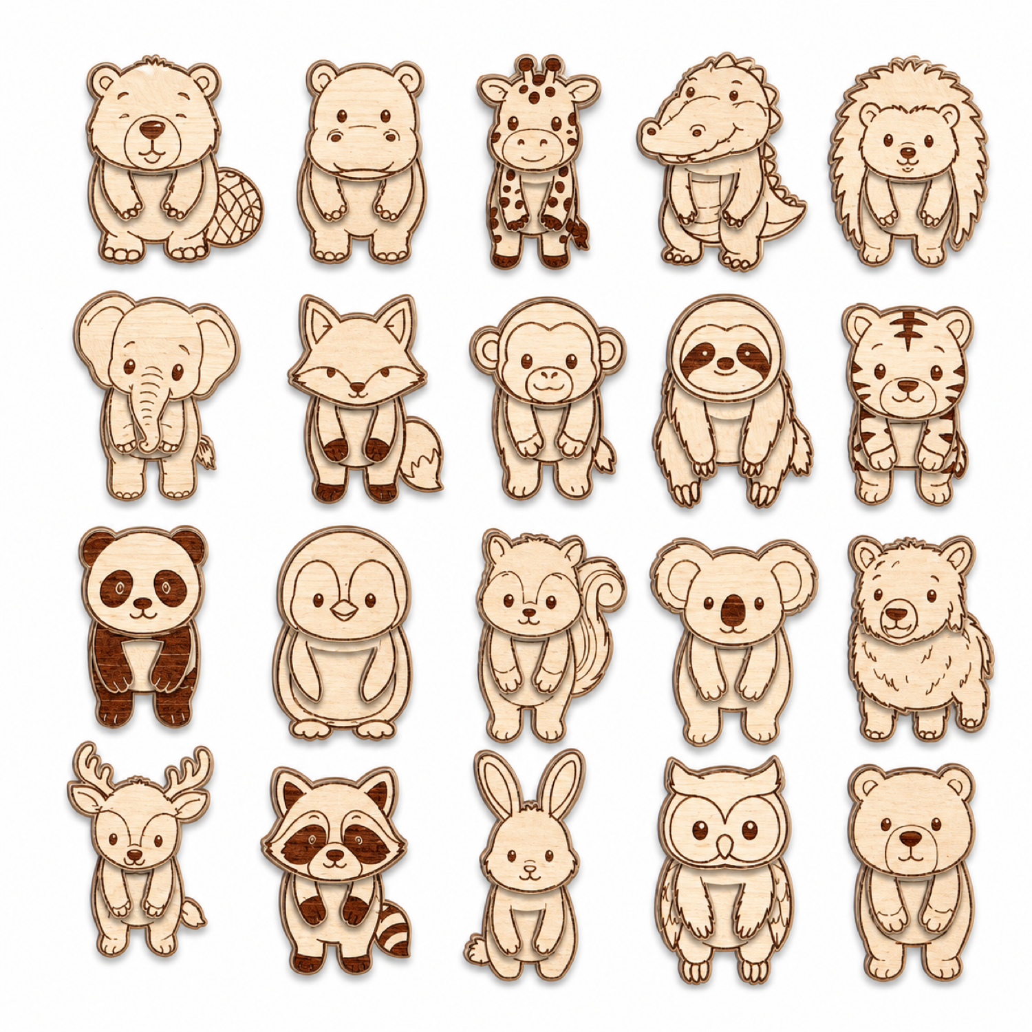 Animals Fridge Magnet SVG Bundle