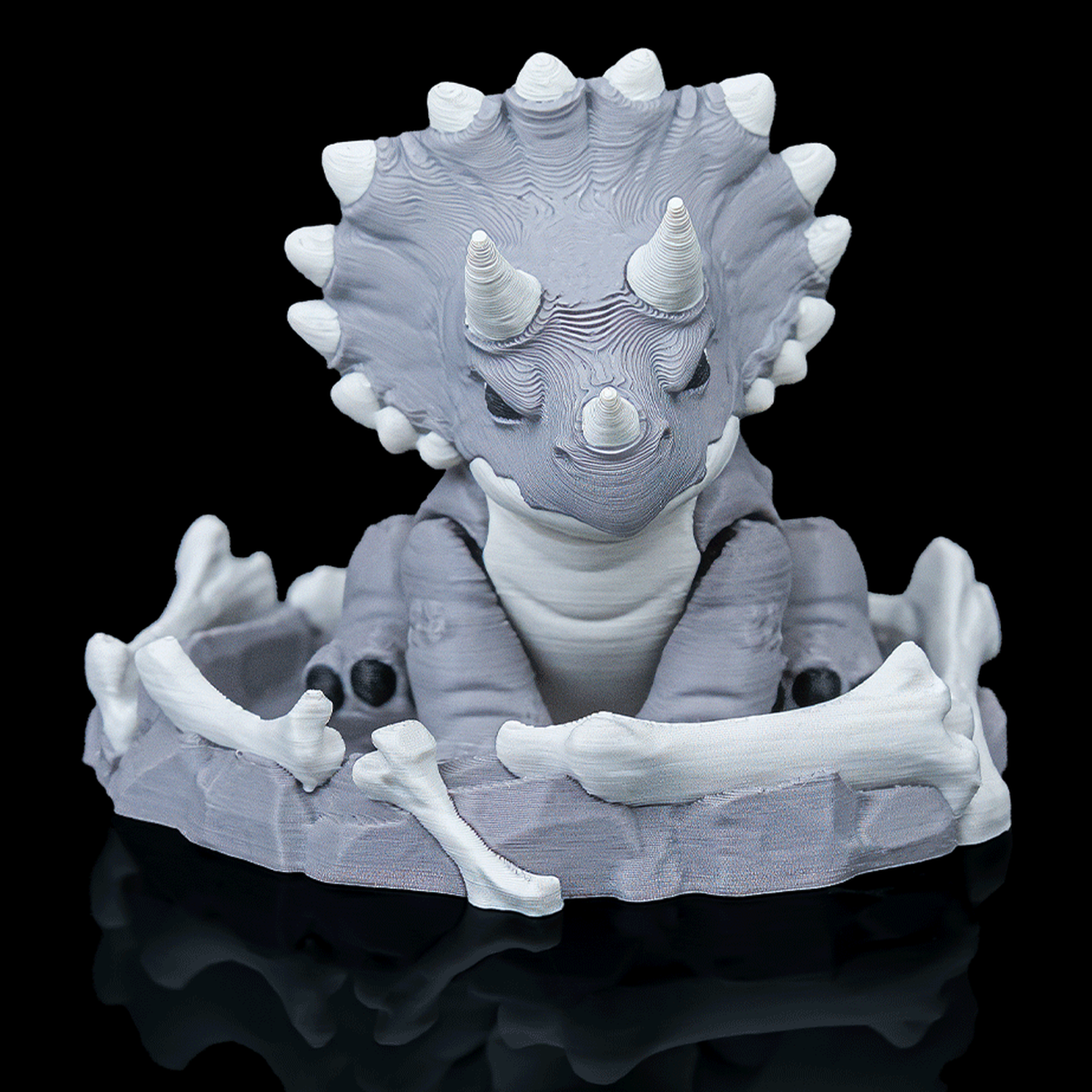 Juguete articulado Tiny Triceratops