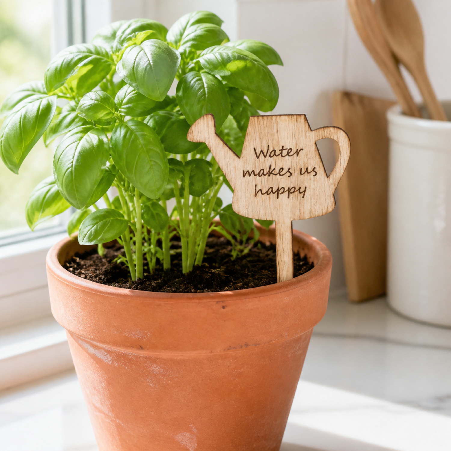 Watering Can Plant Tag, Cake Topper