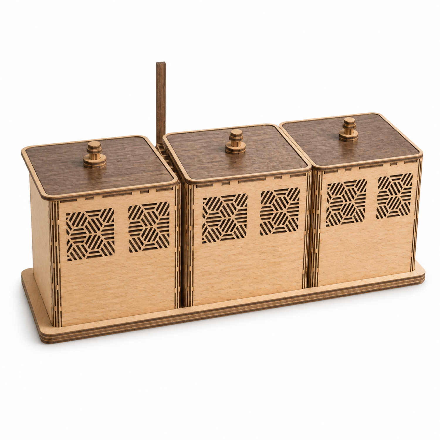 Decorative Modular Storage Box Laser Cut