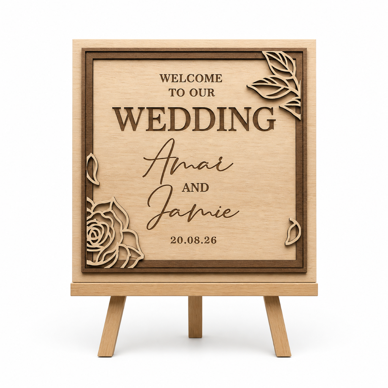 Wedding Layered Welcome Signs Bundle
