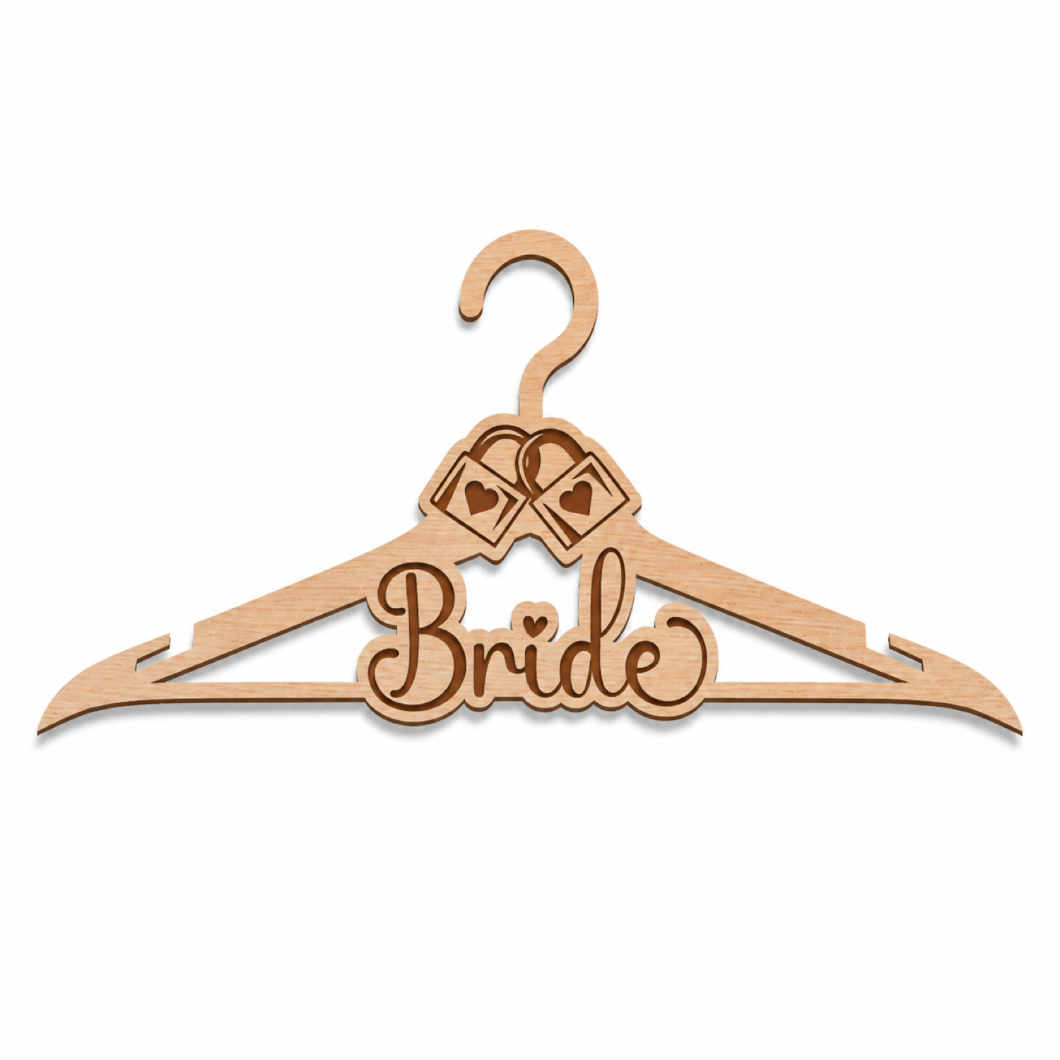 Wedding Hanger Laser Cut Design