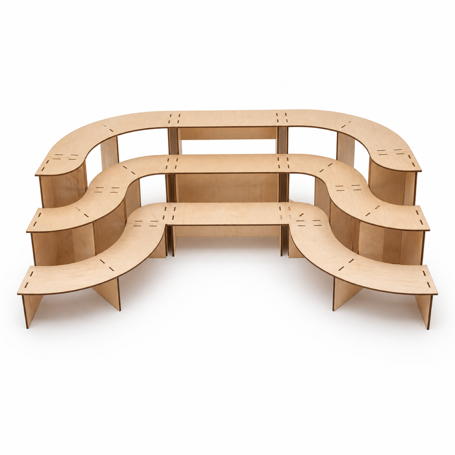 Laser Cut Retail Display Stand Template