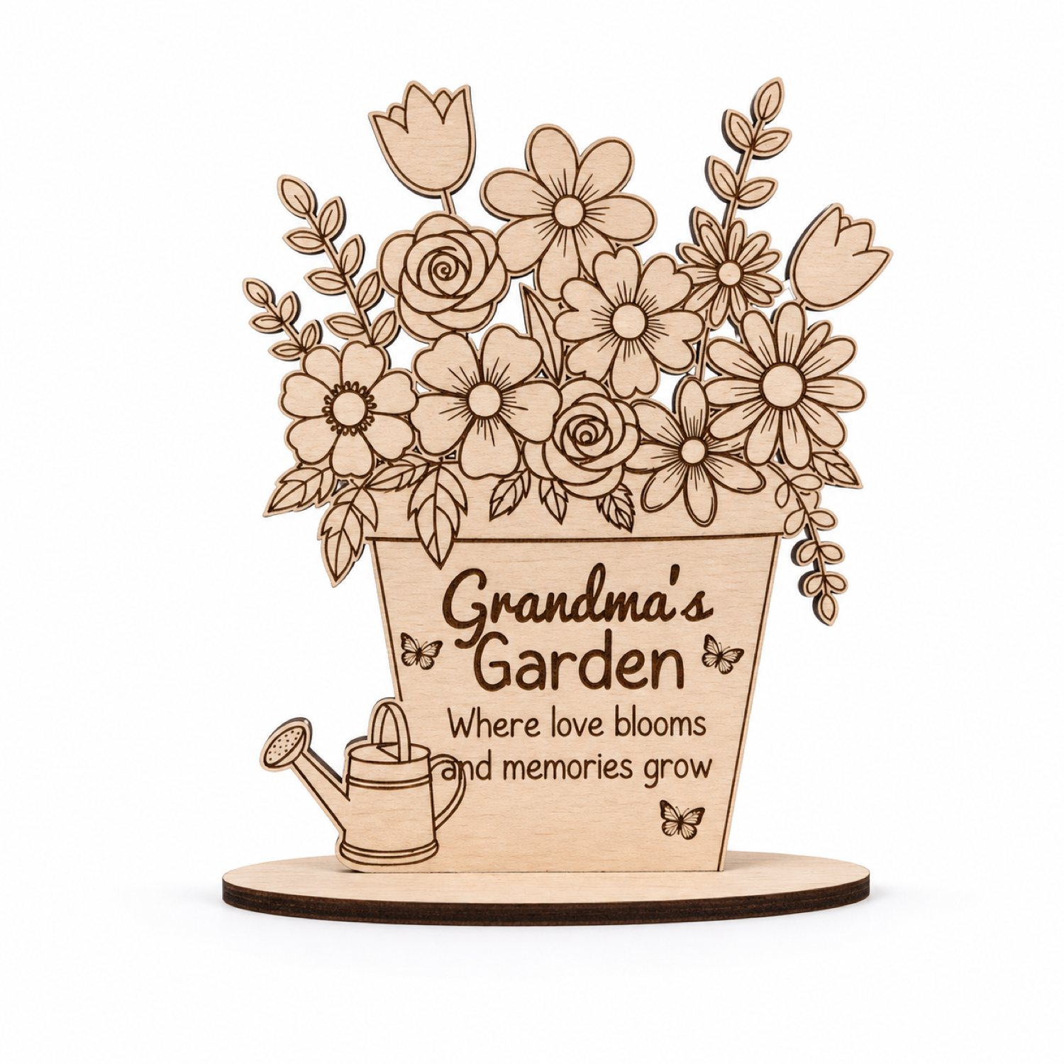 Grandma’s Garden Laser Cut File SVG