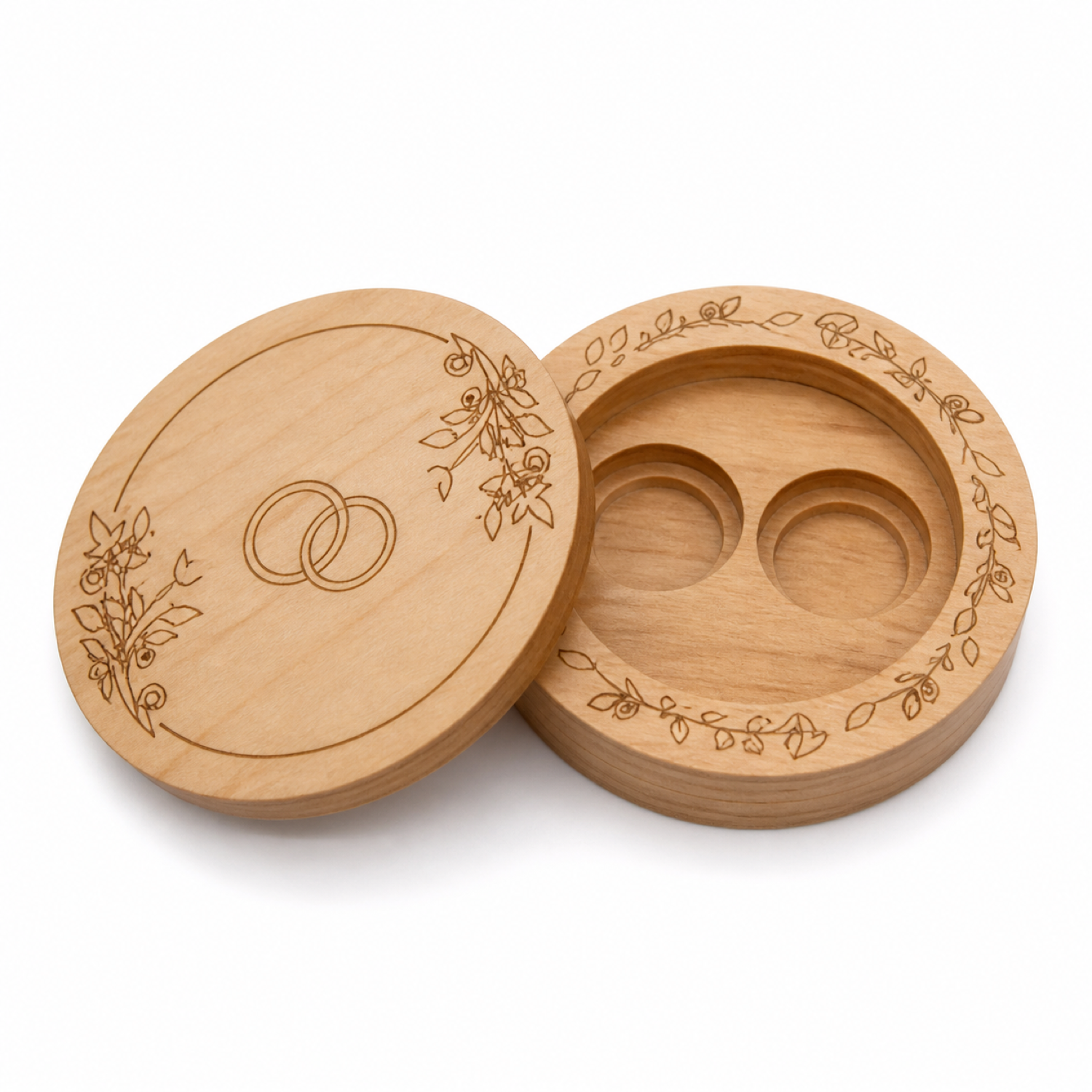 3D Wedding Ring Box Laser Cut Bundle