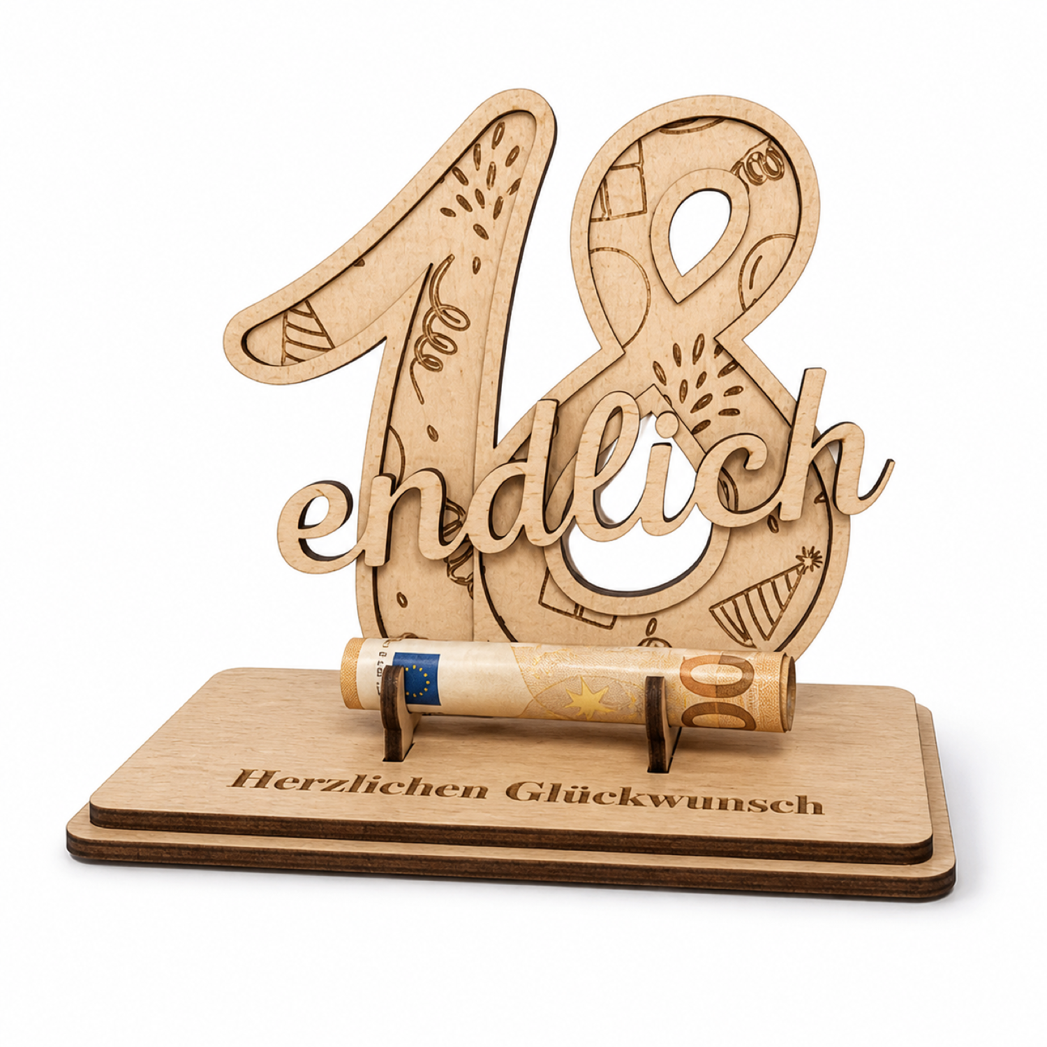 Laser Cut File Endlich 18 Wunscherfüller