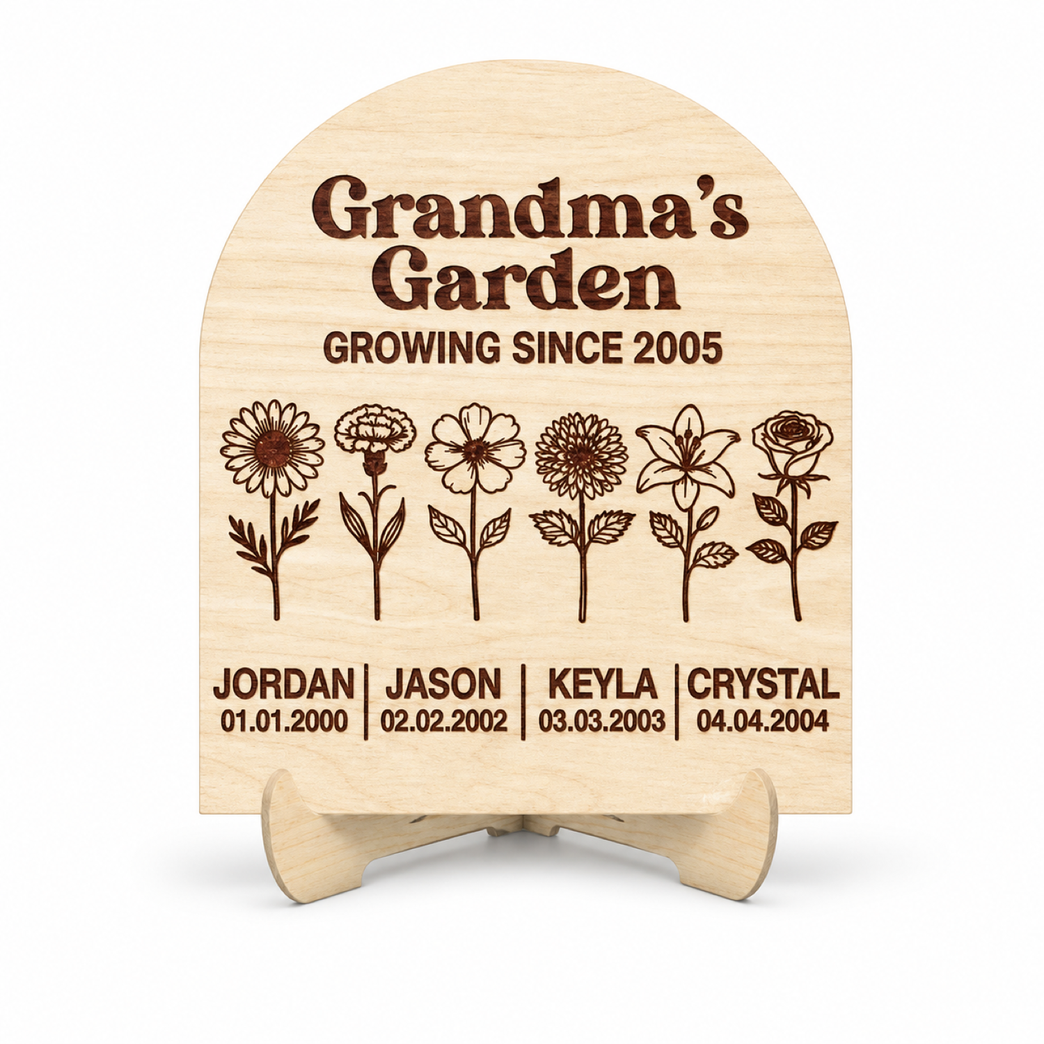 Grandma's Garden Laser Cut File SVG