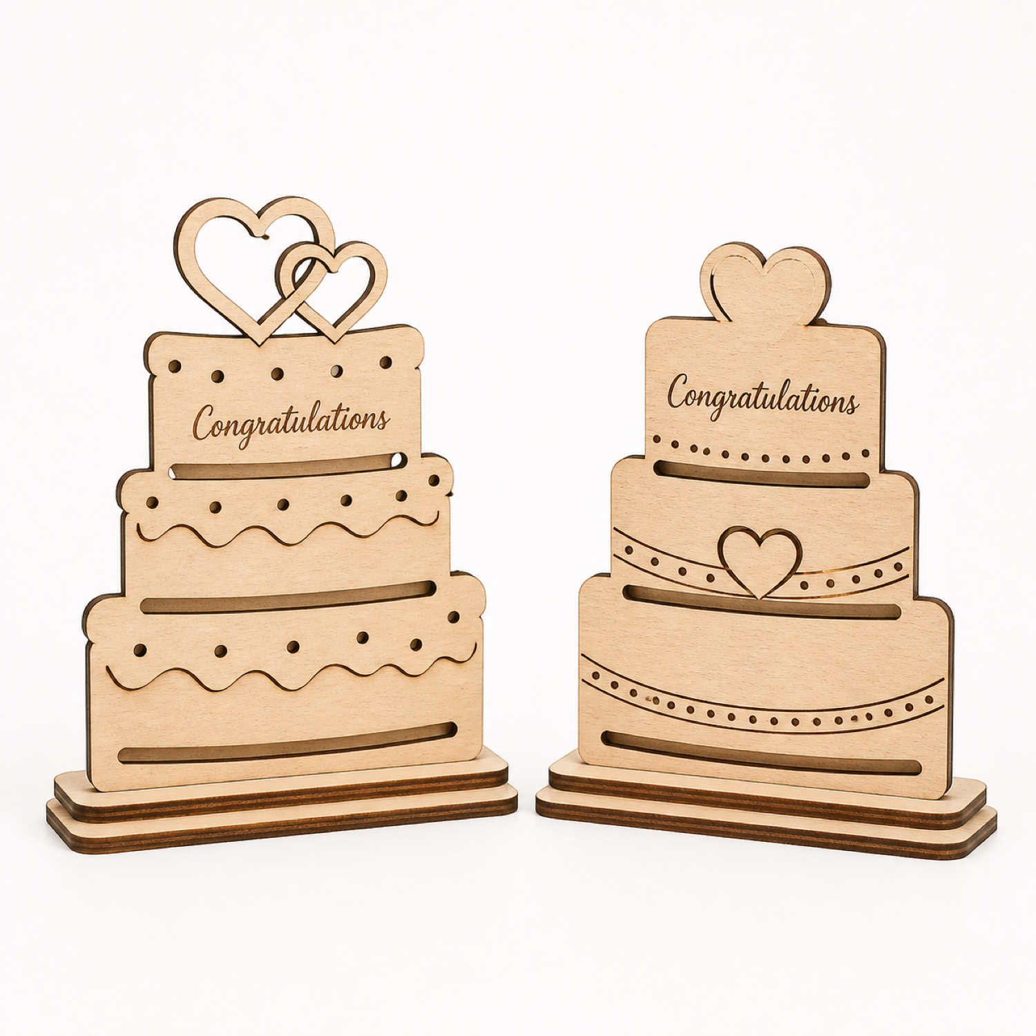 Wedding Cakes Gift Card Money Holder SVG