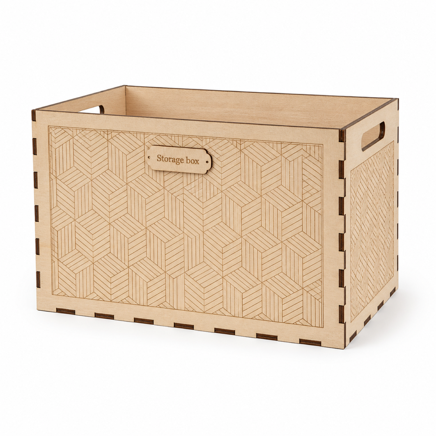 Wooden Storage Box Laser Cut | Organizer