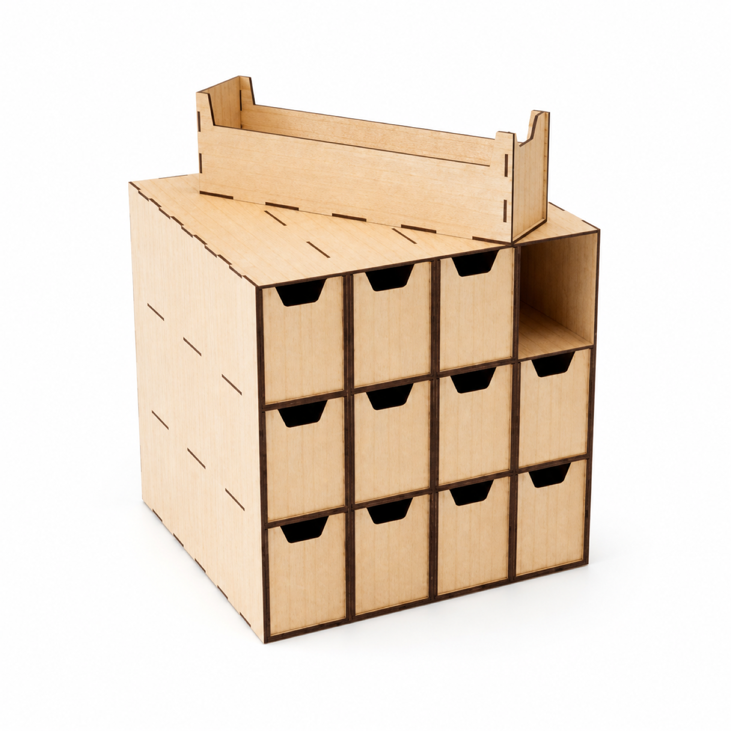 Laser Cut Organizer Card Box for CCG