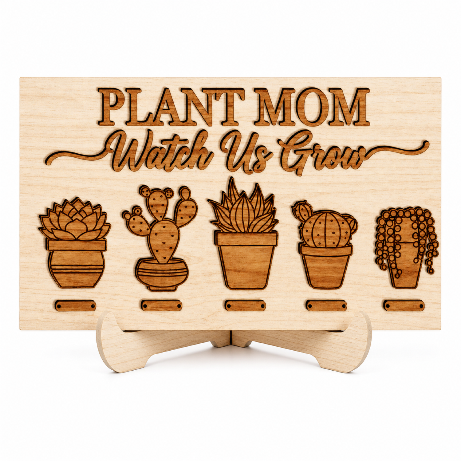 Personalized Succulent Cactus Plaque Svg
