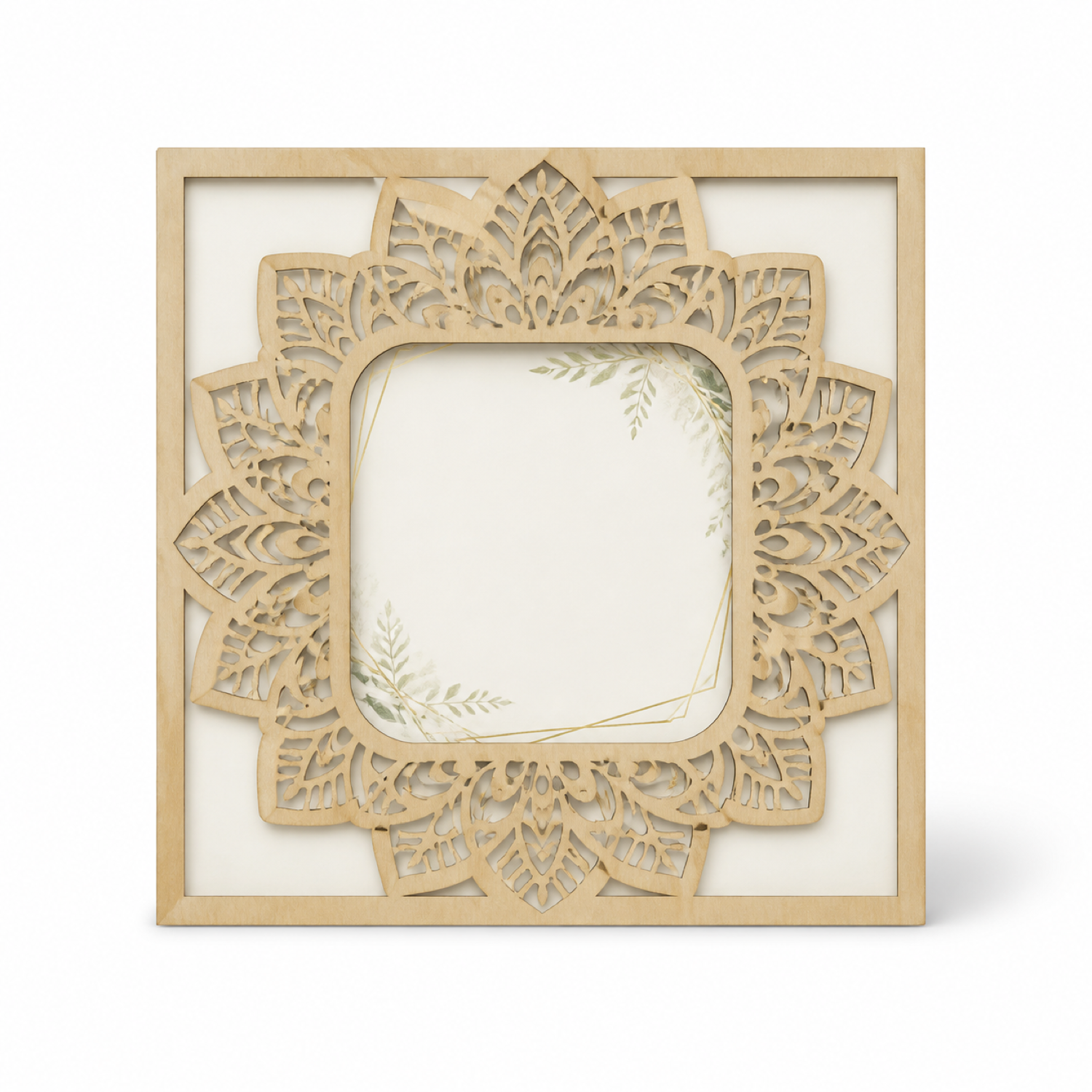 Boho Mandala Wedding Invitation