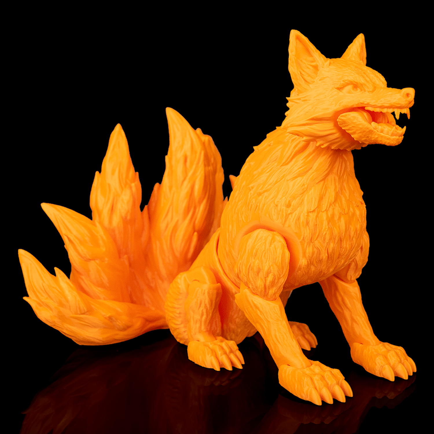 Figura decorativa Seven-Tailed Kitsune