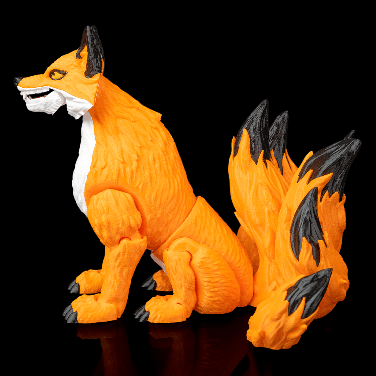 Figura decorativa Seven-Tailed Kitsune