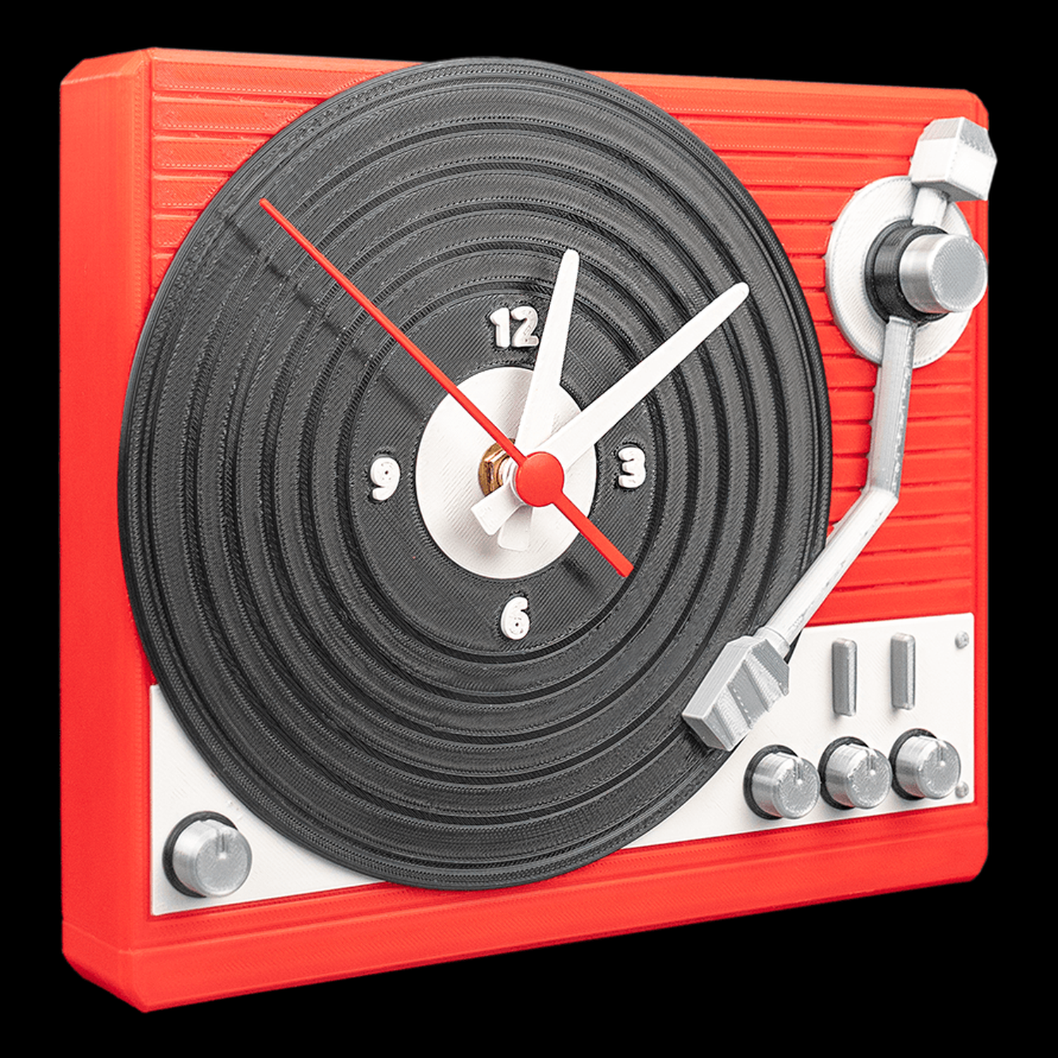 Reloj de pared Retro Turntable