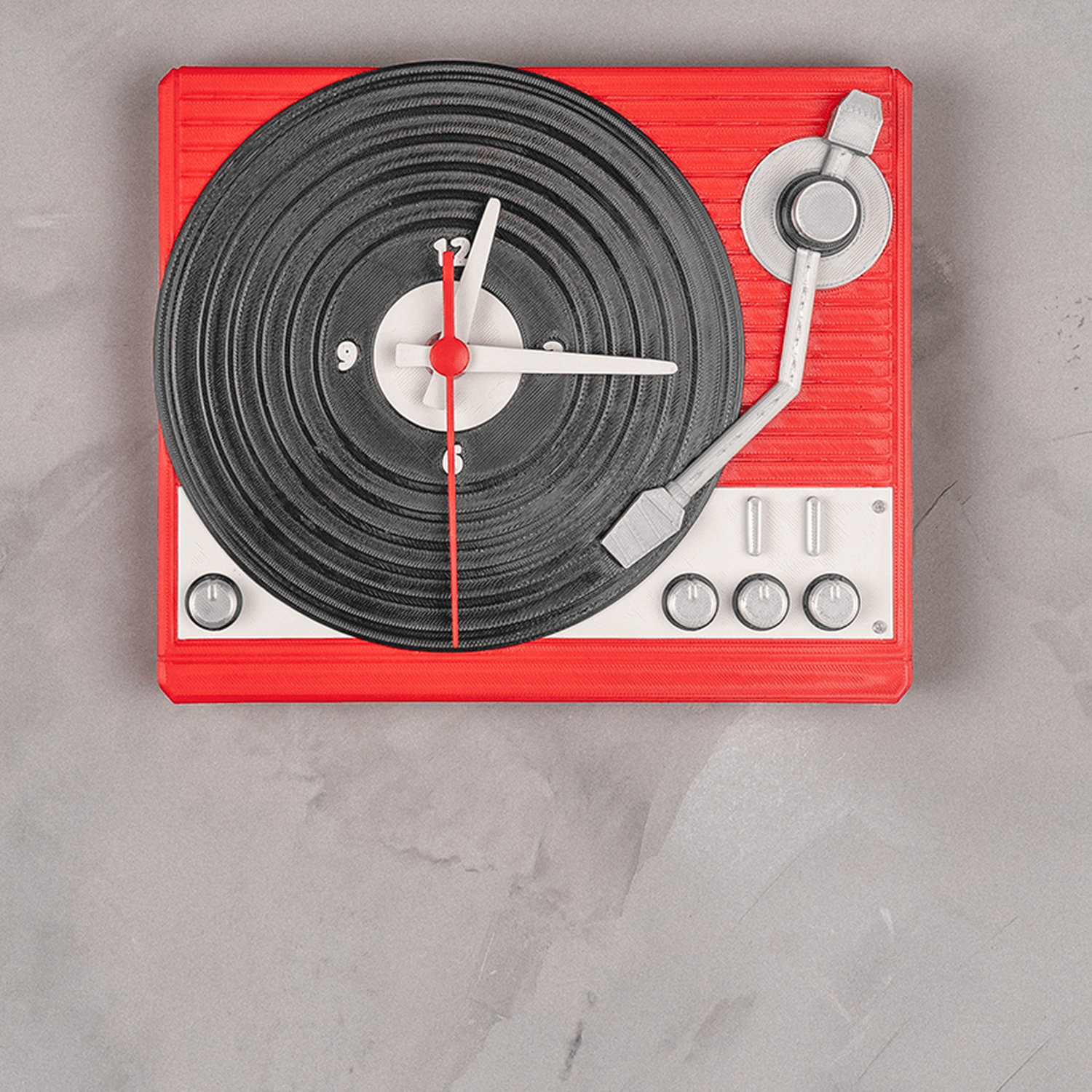 Reloj de pared Retro Turntable