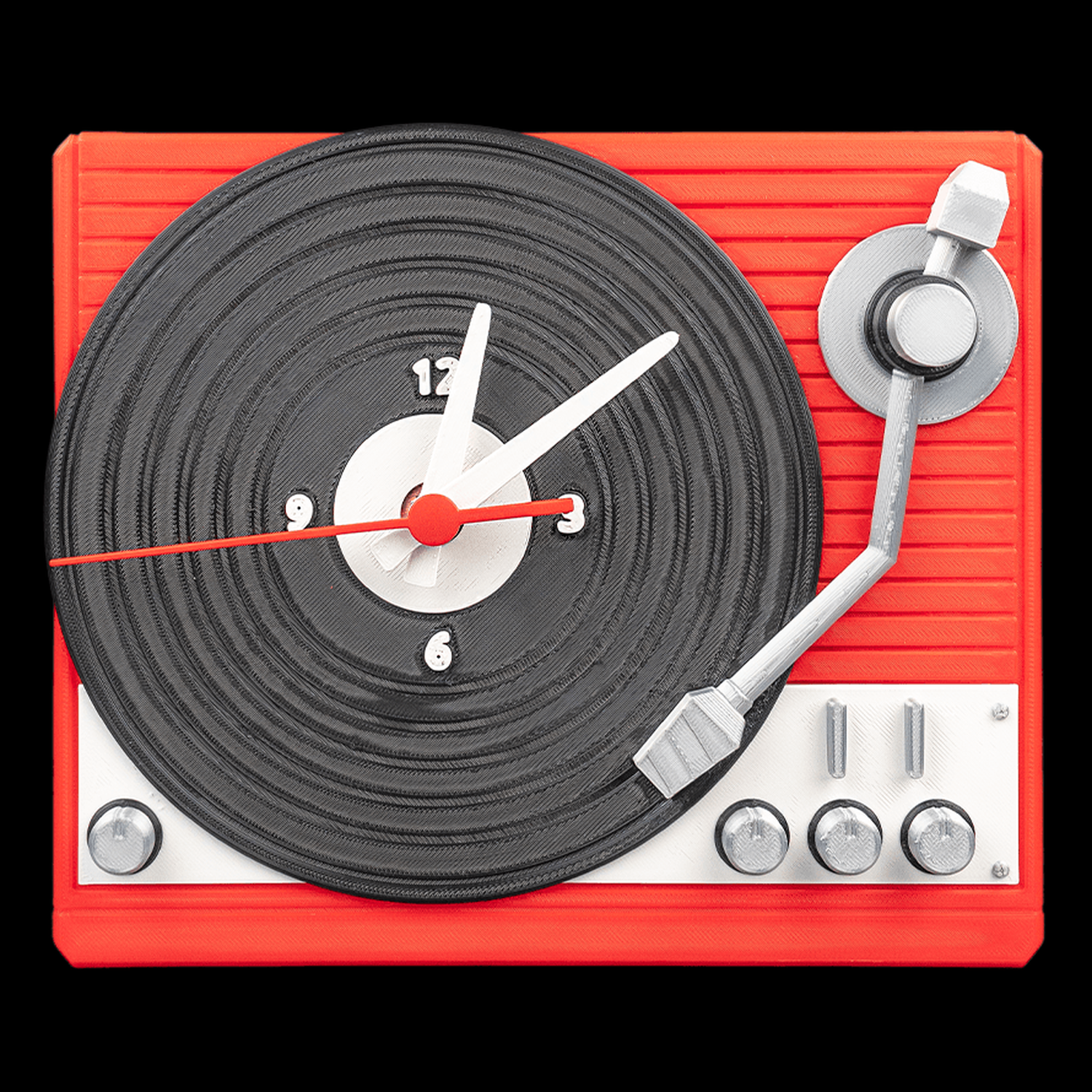 Reloj de pared Retro Turntable
