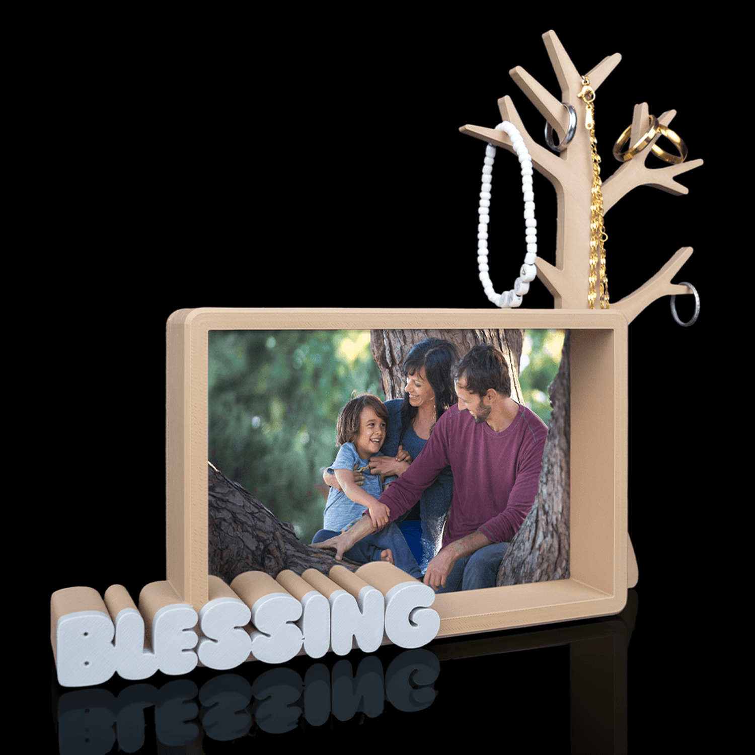 Portafotos y organizador Keepsake Tree